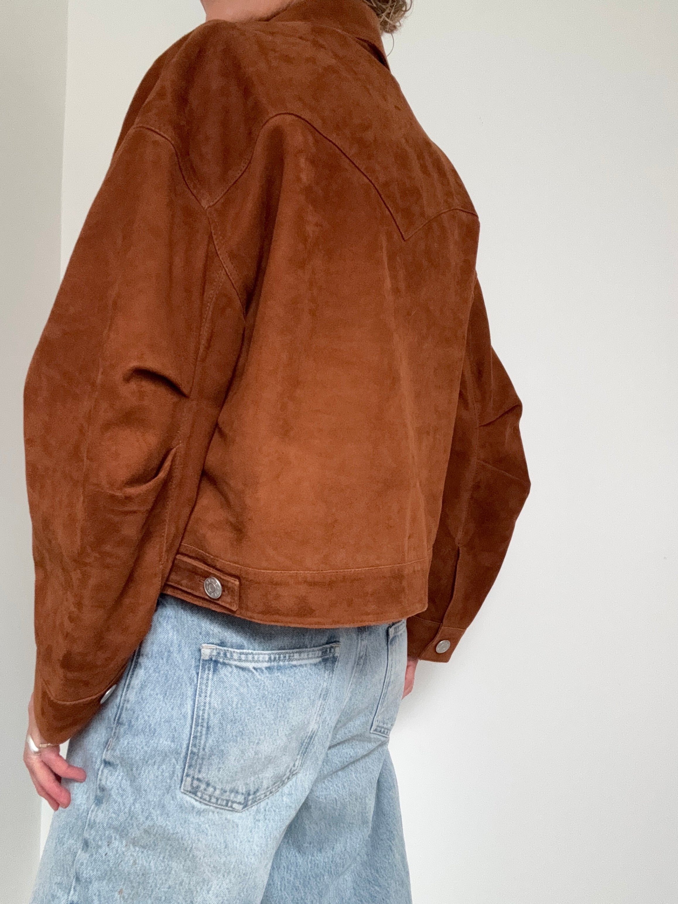 Caramel Suede Jacket | Jackets