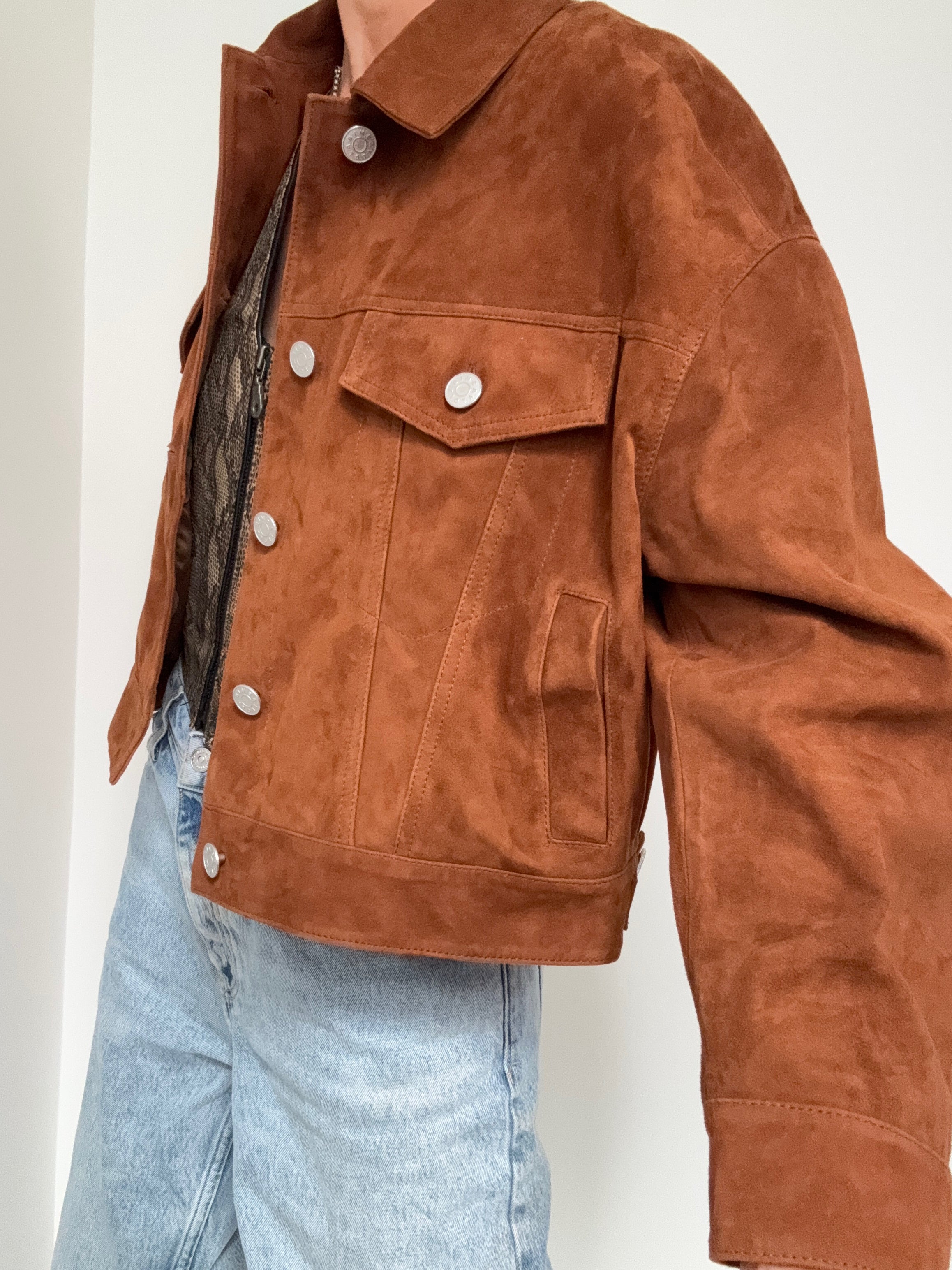 Caramel Suede Jacket | Jackets