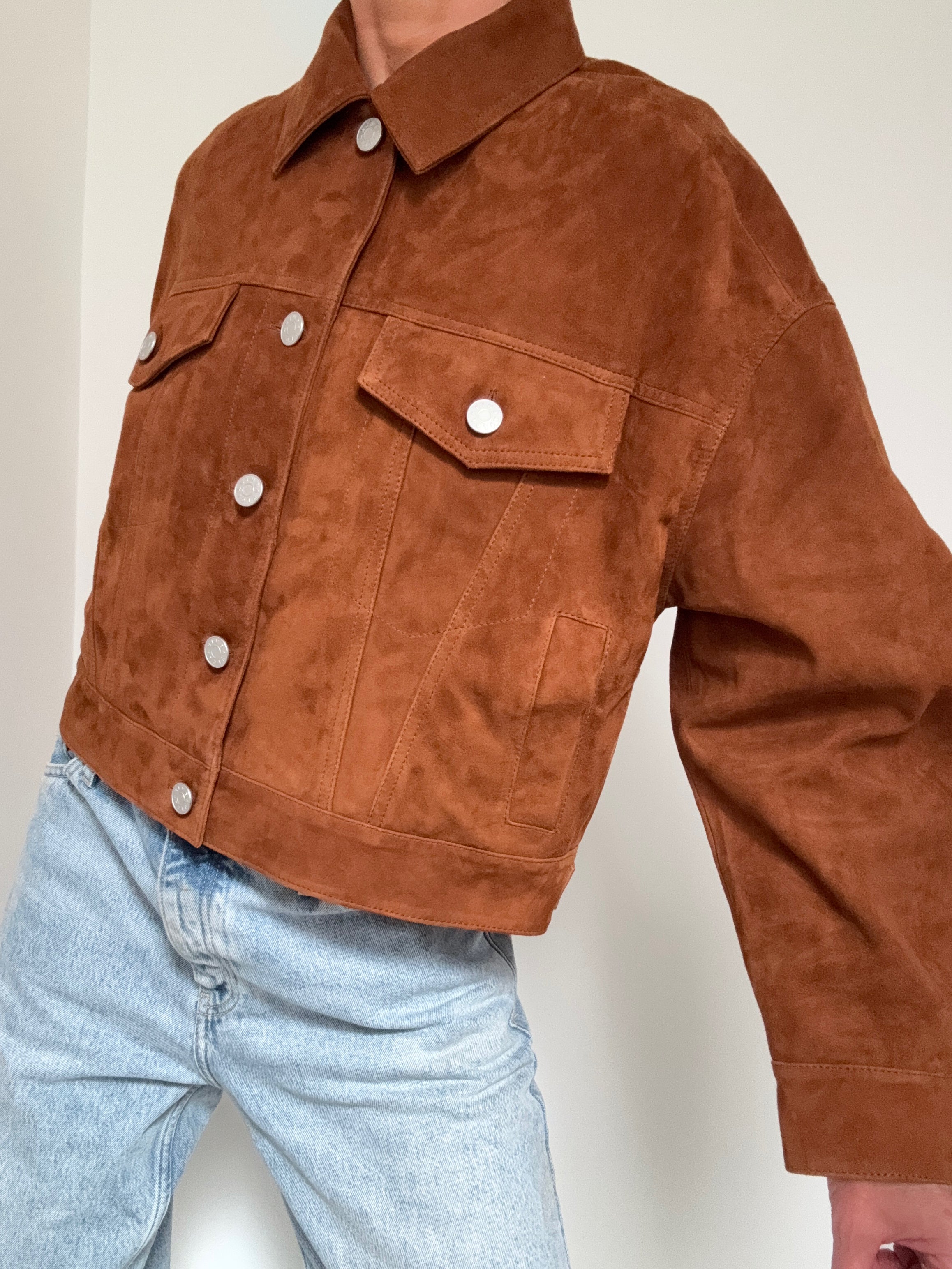 Caramel Suede Jacket | Jackets