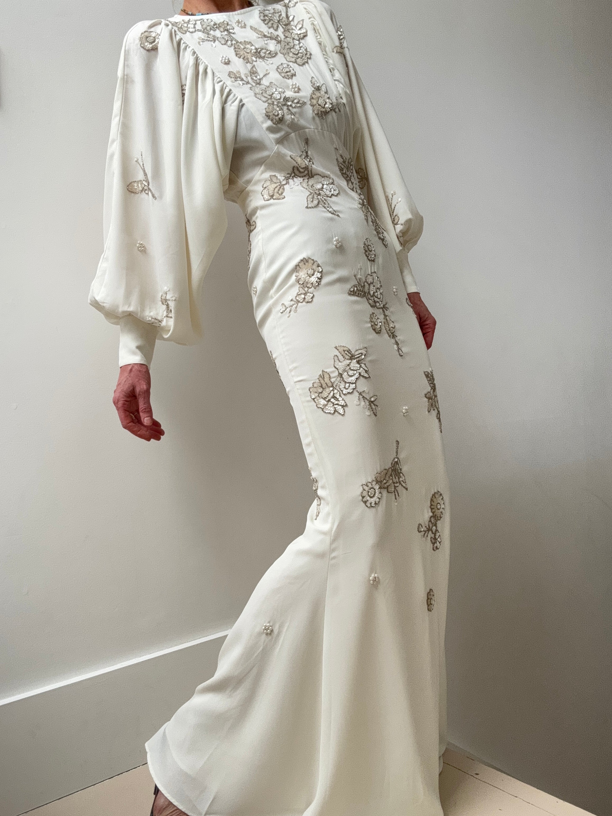 Drop Sleeve Fishtail Dress | Dresses