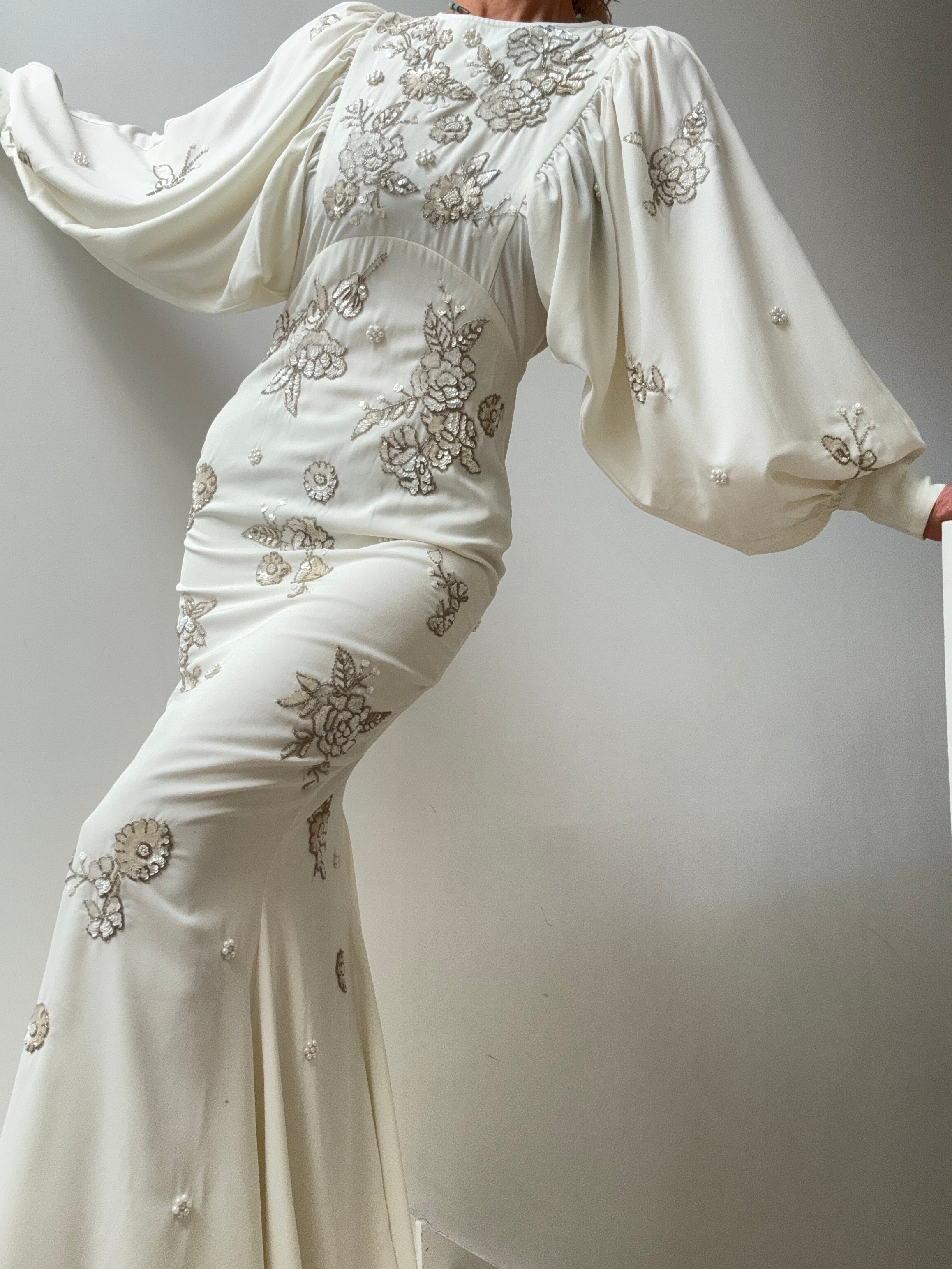 Drop Sleeve Fishtail Dress | Dresses