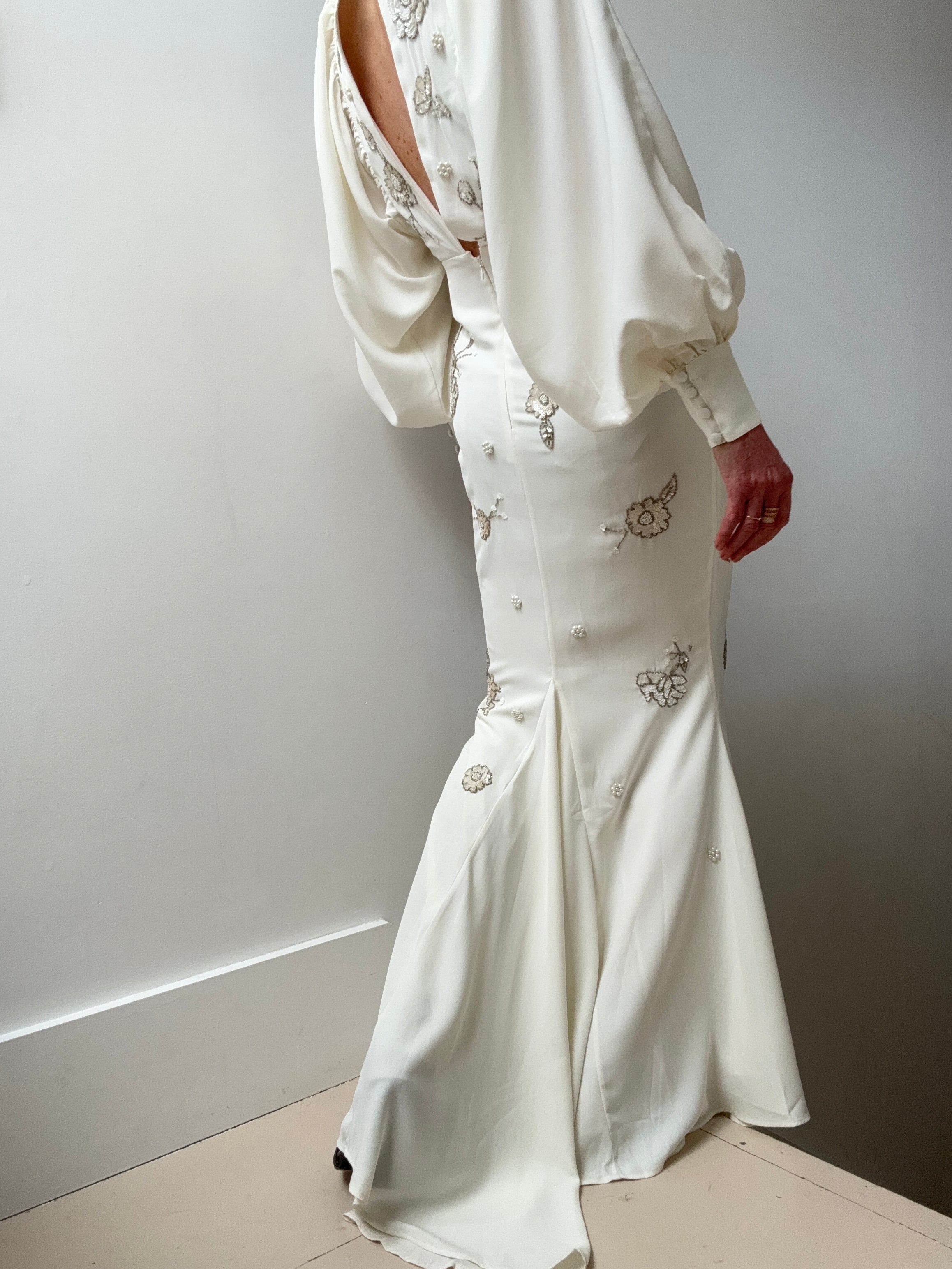 Drop Sleeve Fishtail Dress | Dresses