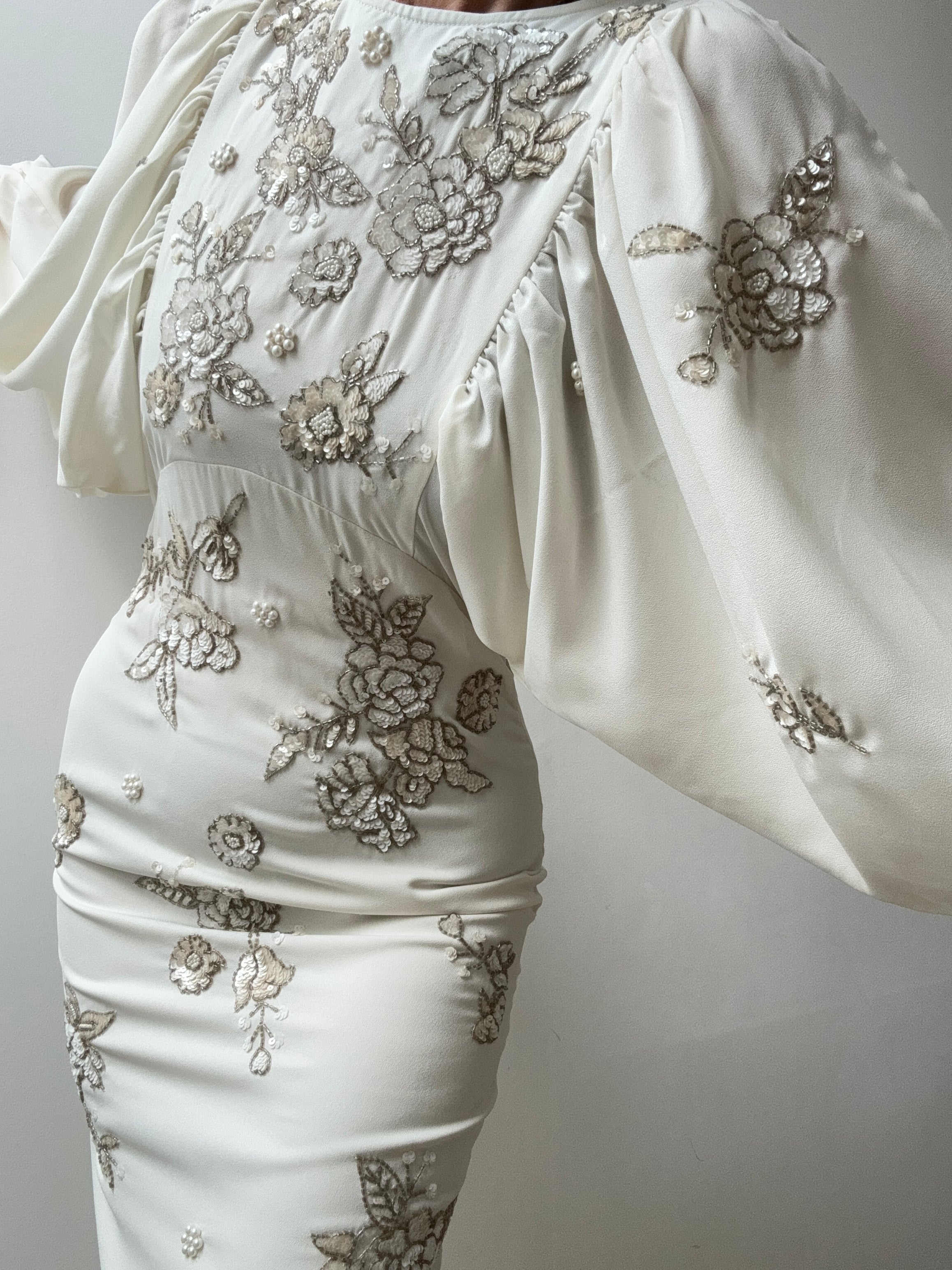 Drop Sleeve Fishtail Dress | Dresses