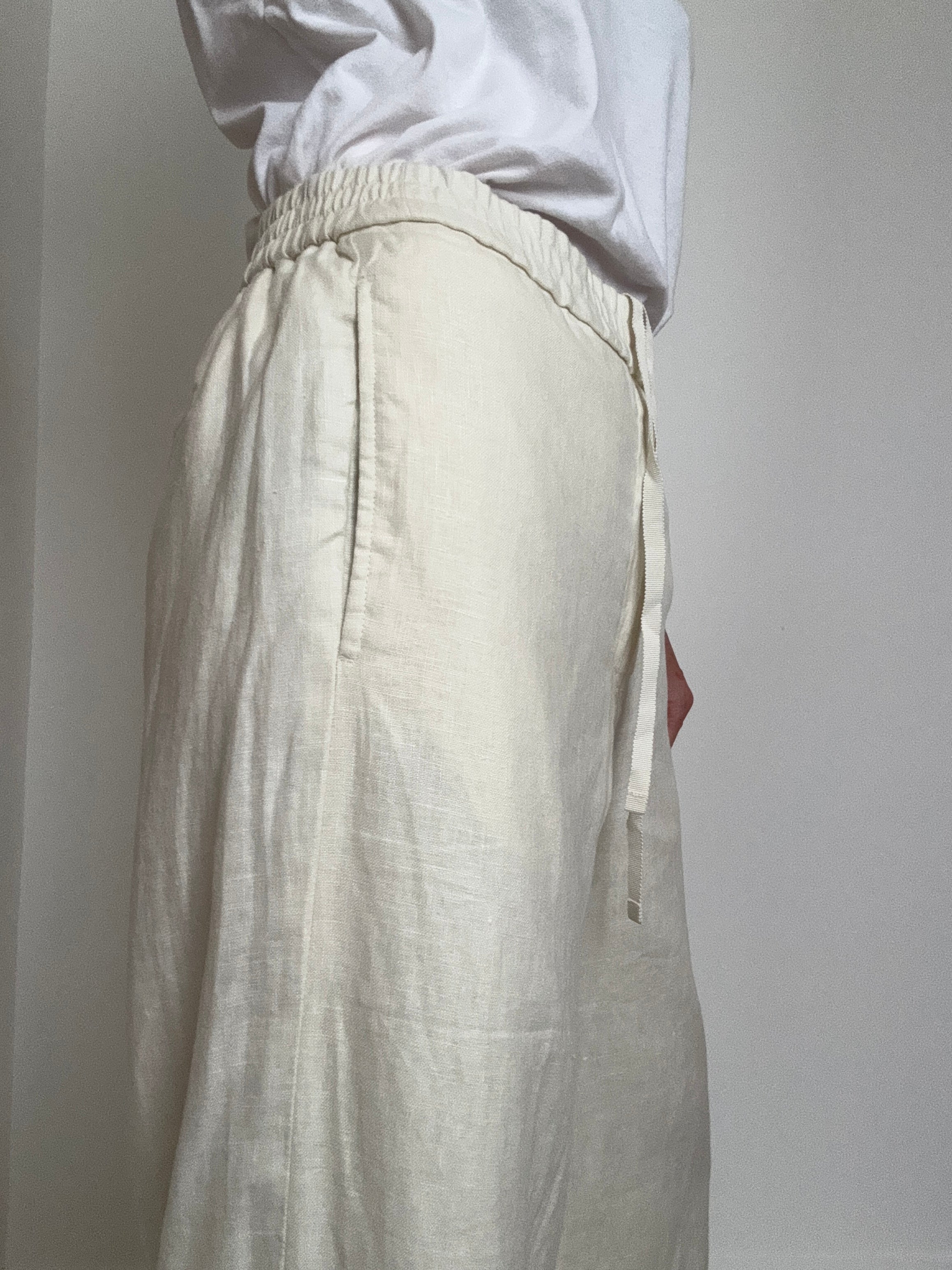 COS Pants Straight Leg Tailored Linen Pants