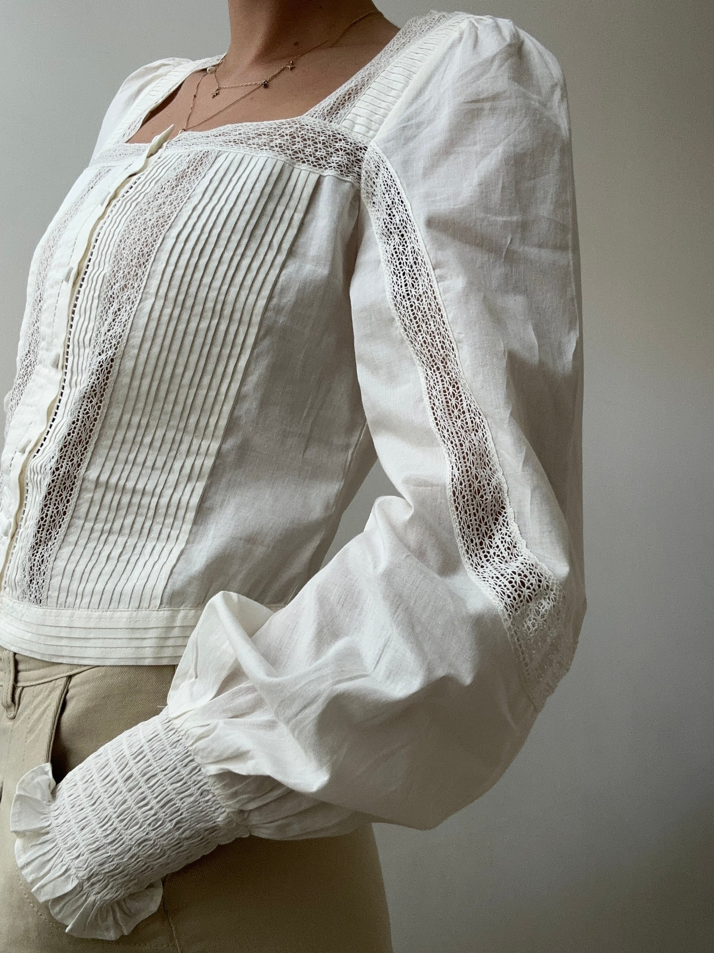 Ese O Ese Square Neck Blouse | Blouses