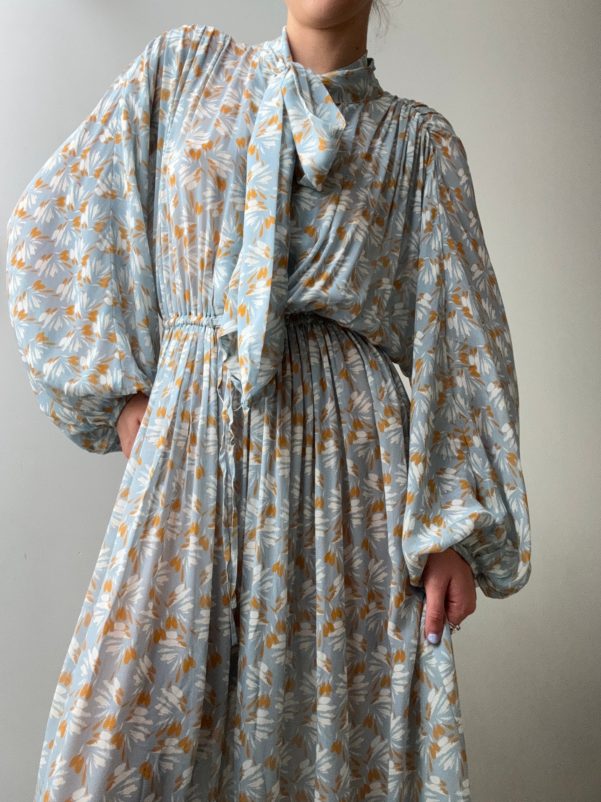 Evarae Dresses Evarae Tie Maxi Dress Petal