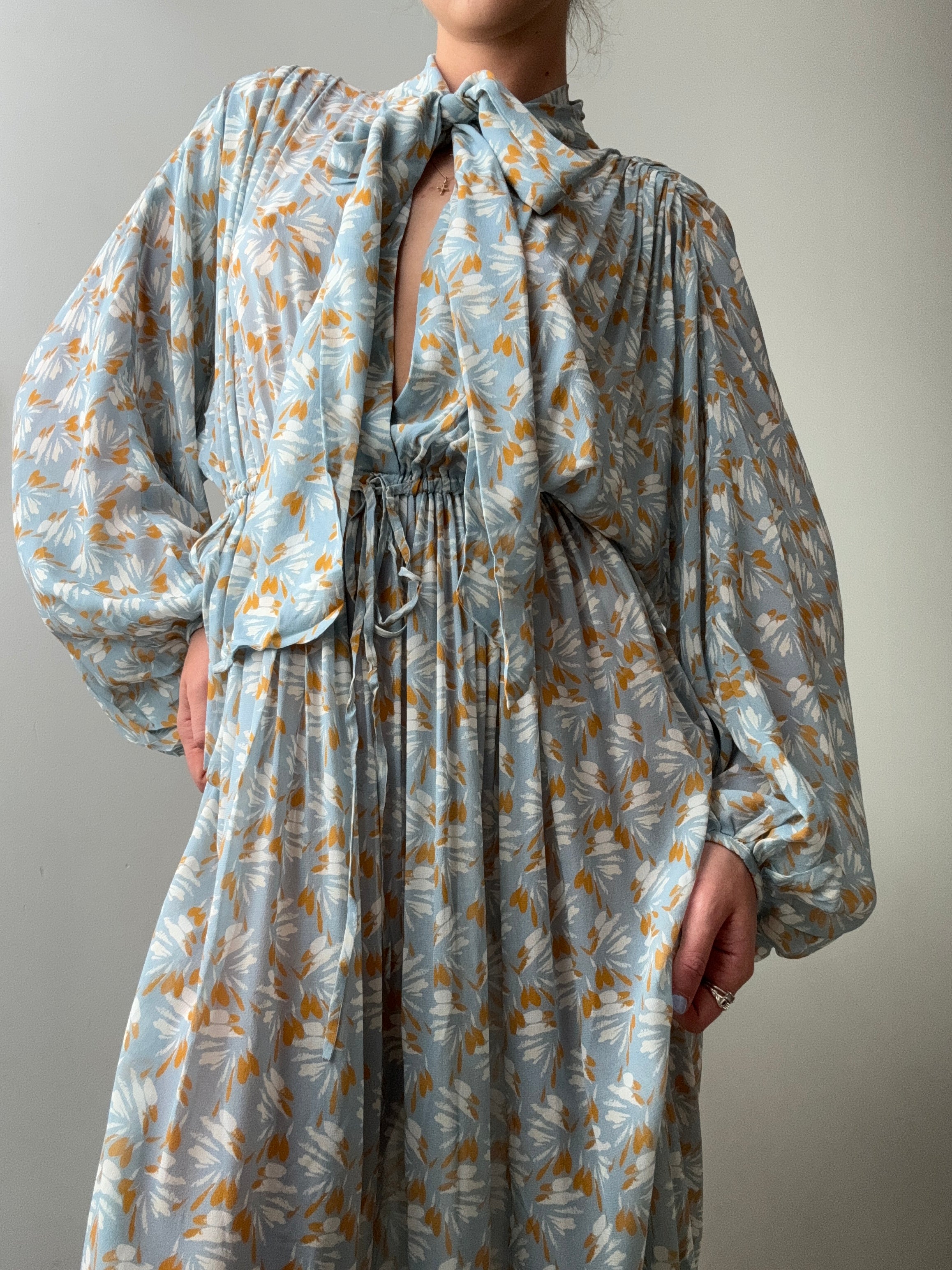 Evarae Dresses Evarae Tie Maxi Dress Petal