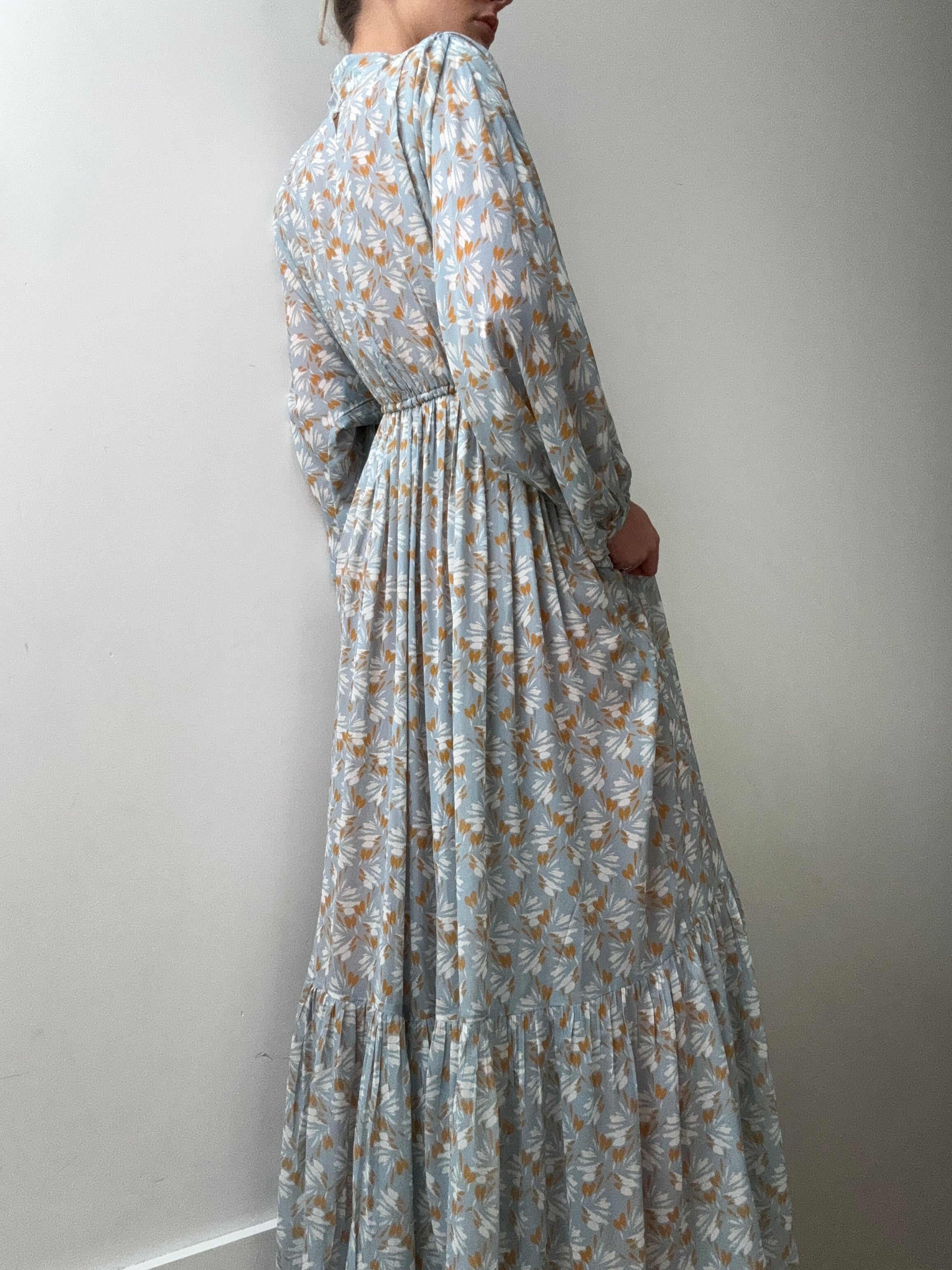 Evarae Dresses Evarae Tie Maxi Dress Petal