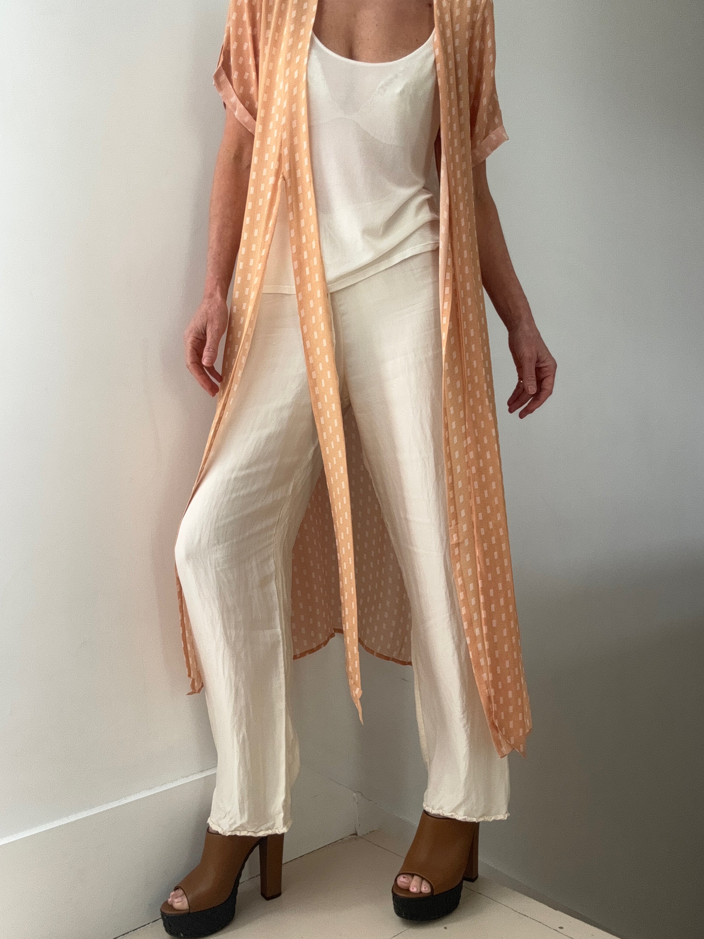 Evarae Silk Tie Front Shirtdress | Dresses