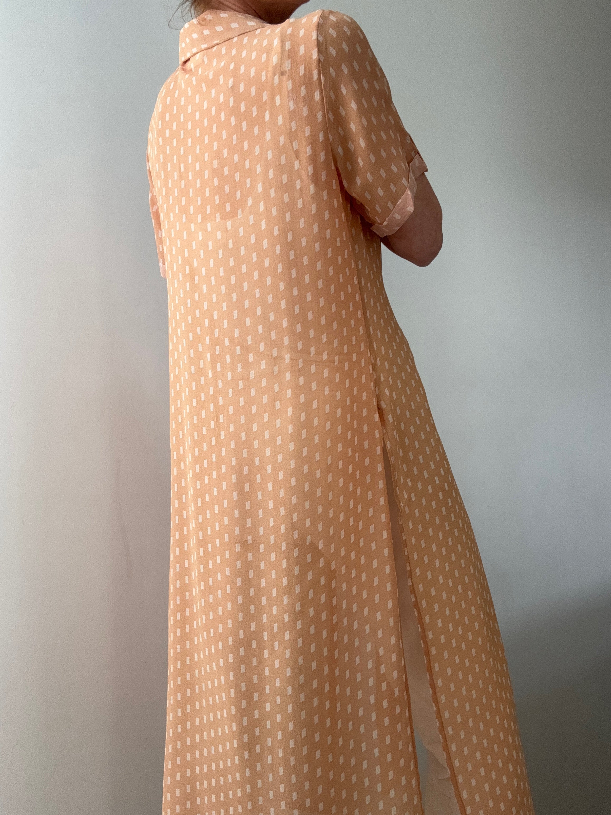 Evarae Silk Tie Front Shirtdress | Dresses