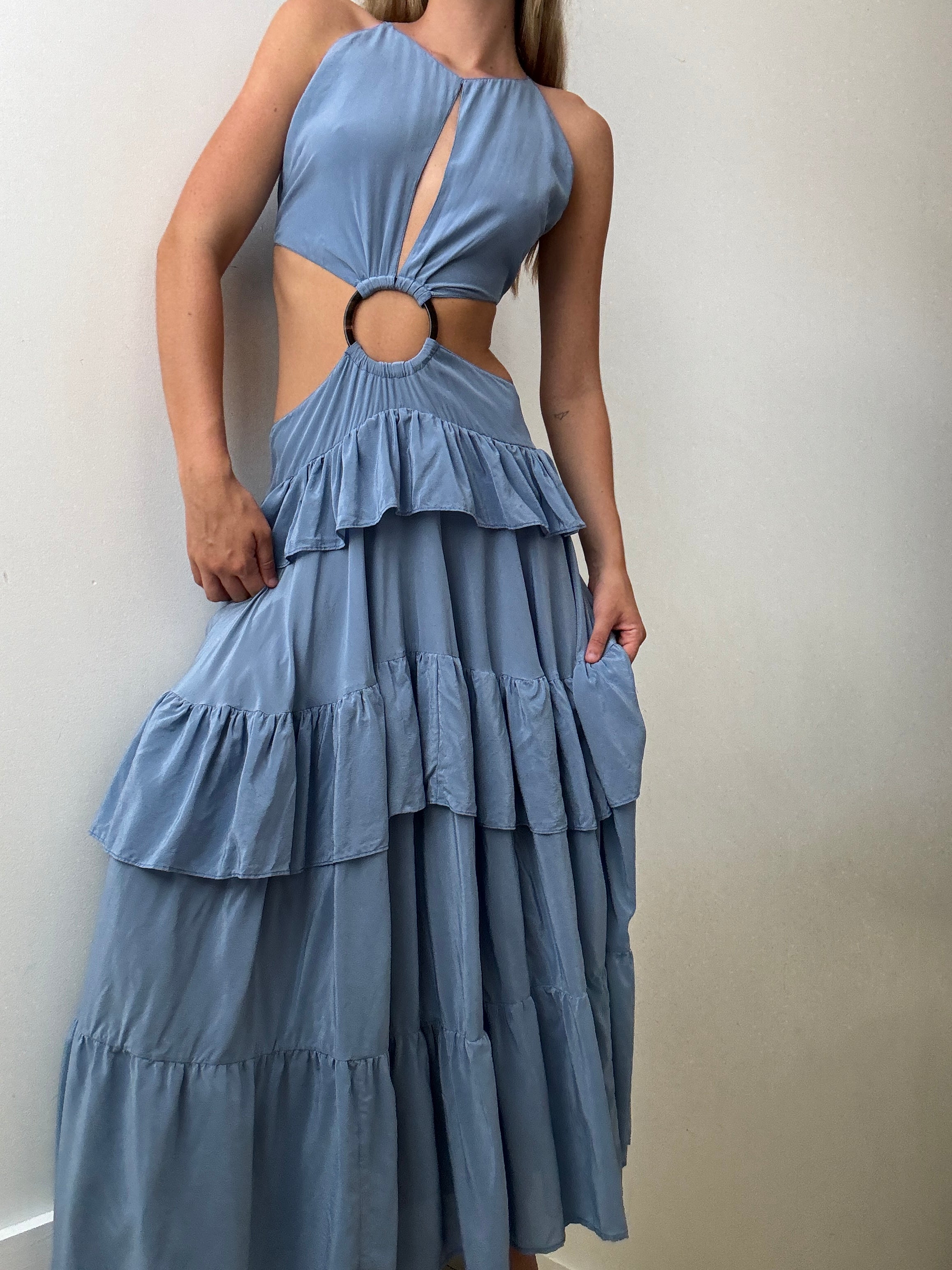 Silk Lily Maxi Dress | Dresses