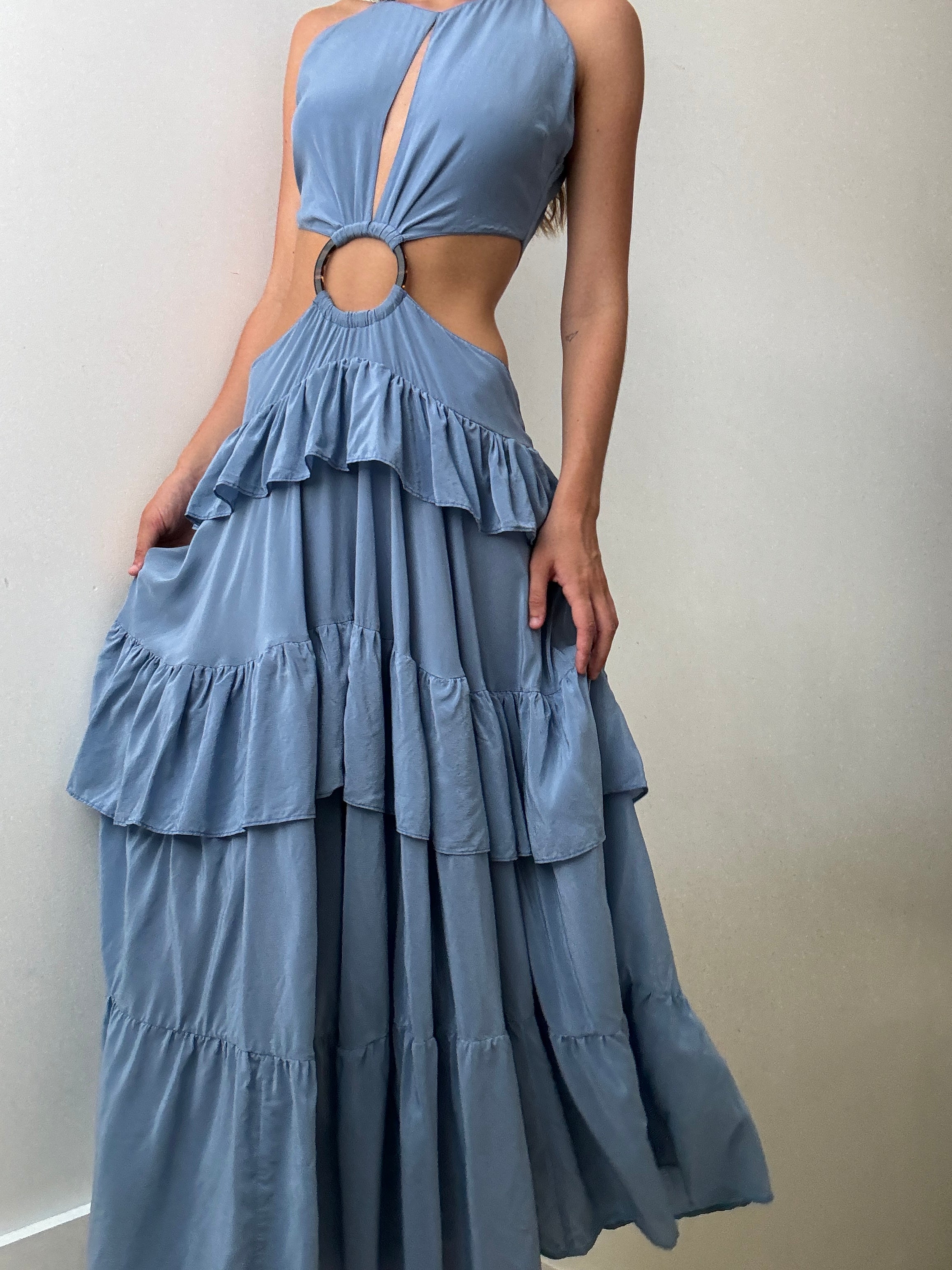Silk Lily Maxi Dress | Dresses