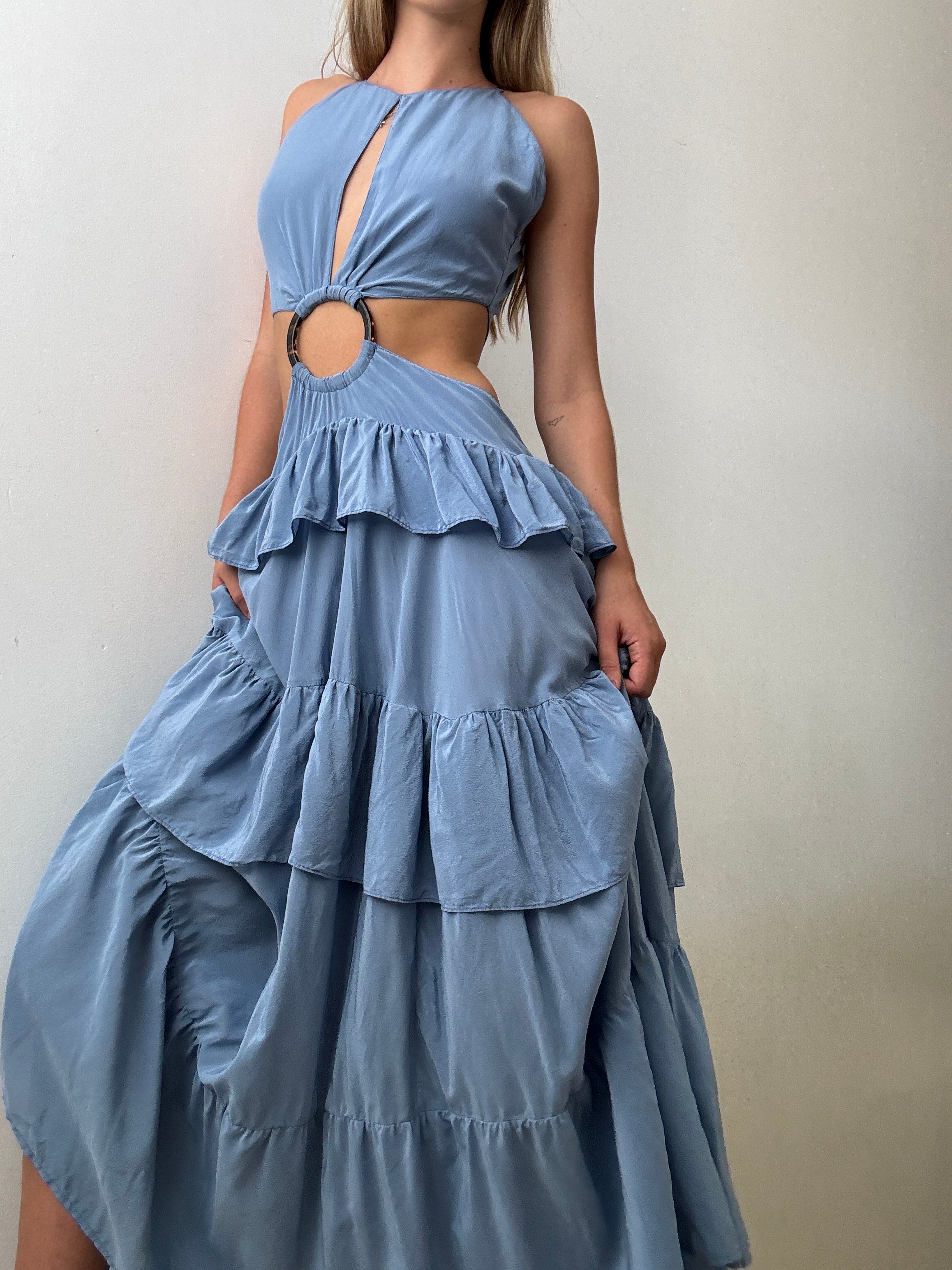 Silk Lily Maxi Dress | Dresses