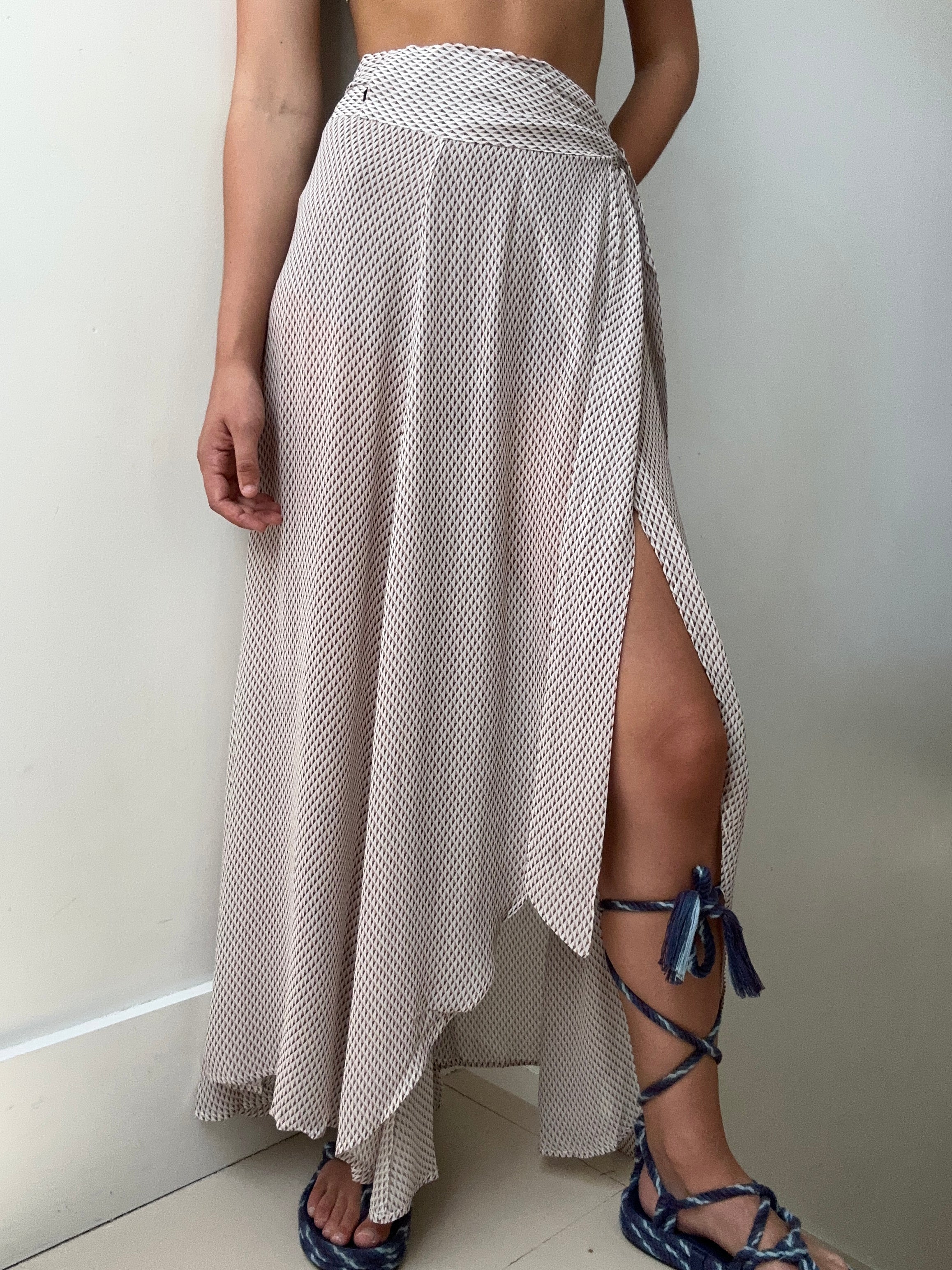 Evarae Silk Wrap Skirt | Skirts