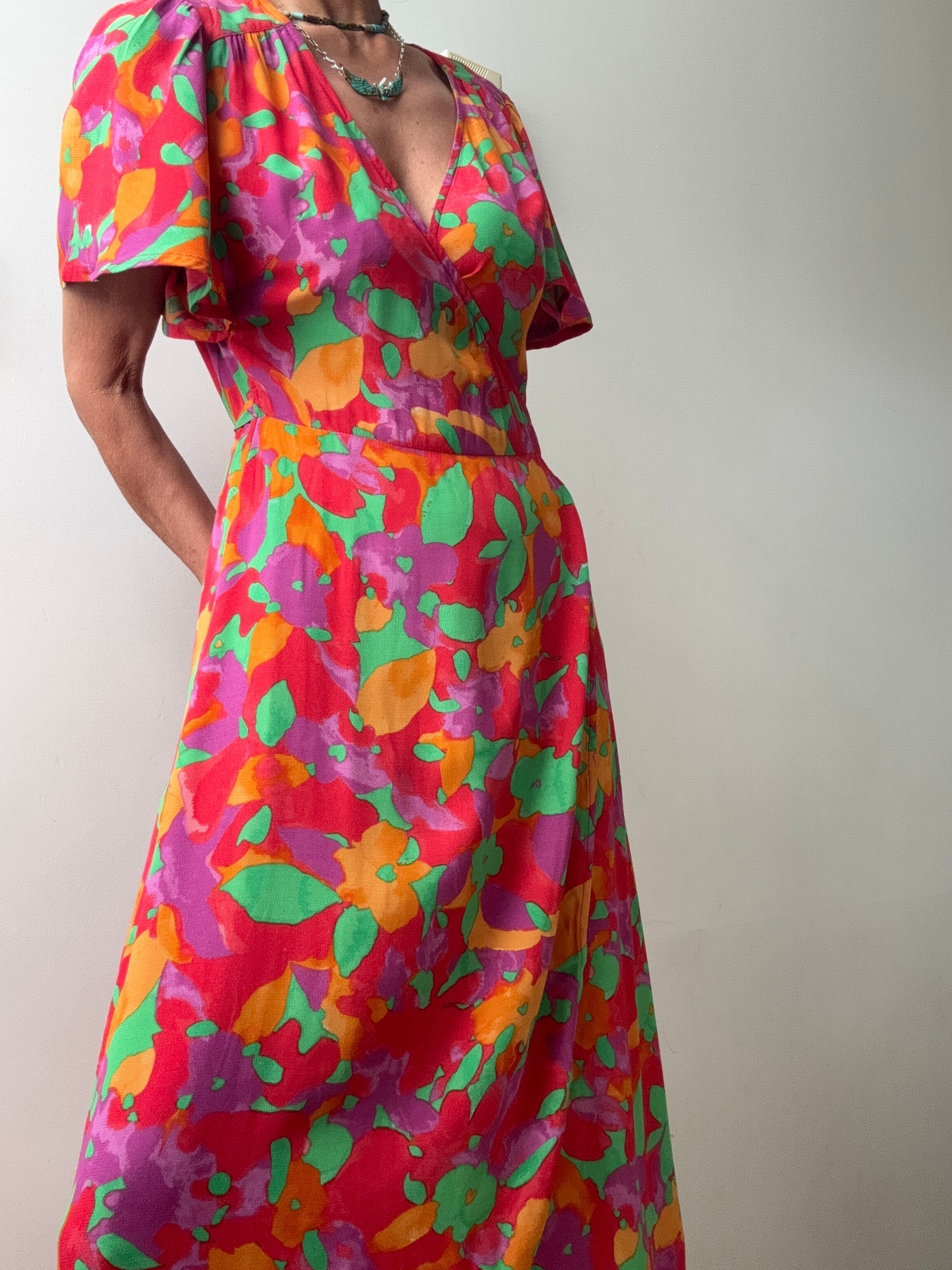 Archana Butterfly Wrap Dress | Dresses