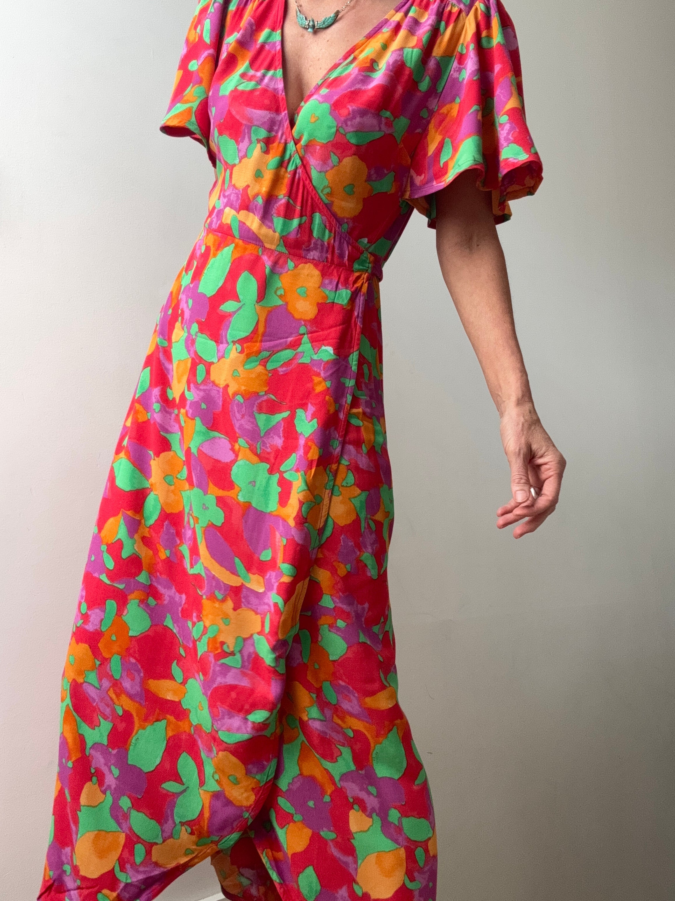Archana Butterfly Wrap Dress | Dresses