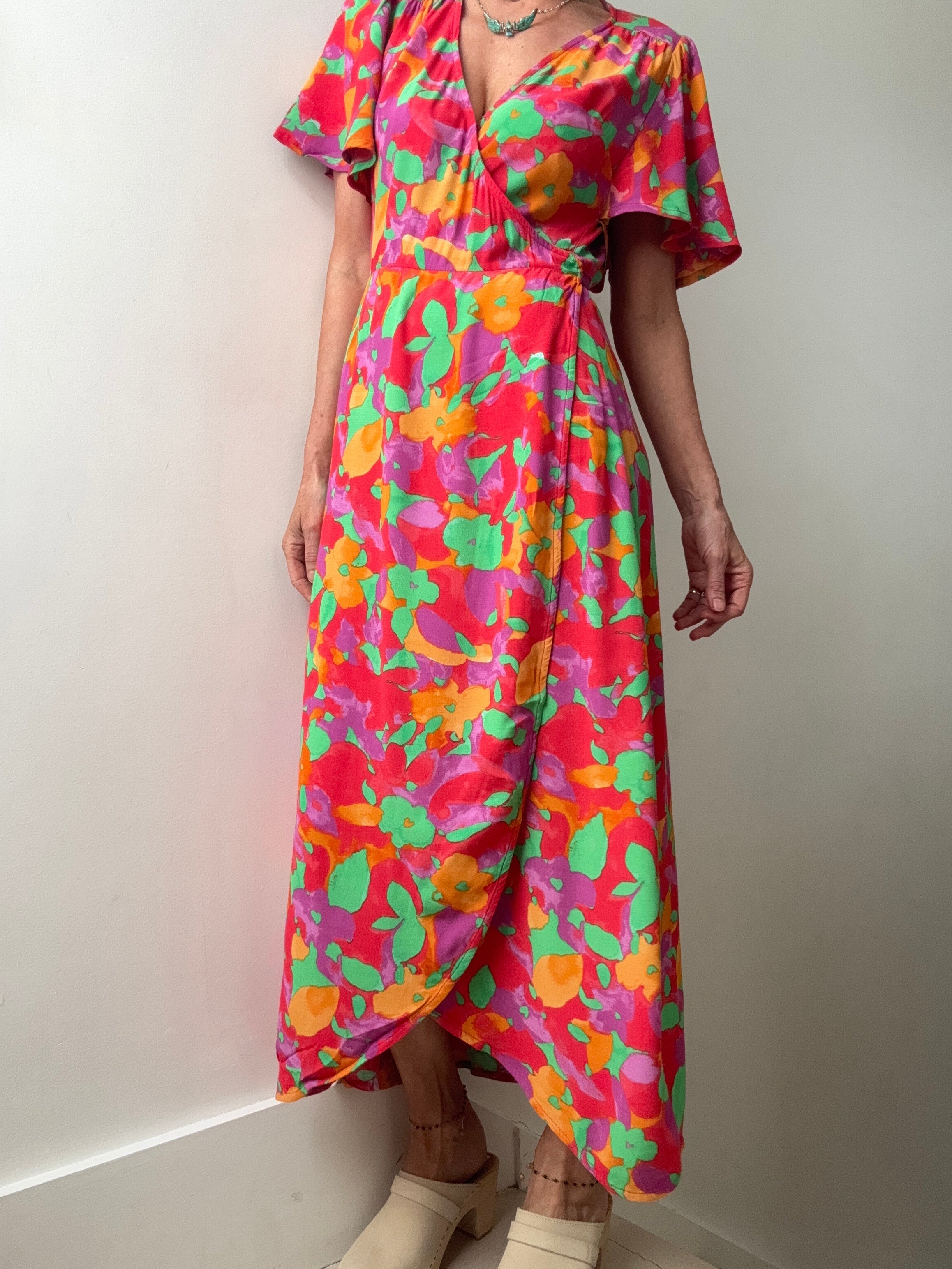 Archana Butterfly Wrap Dress | Dresses