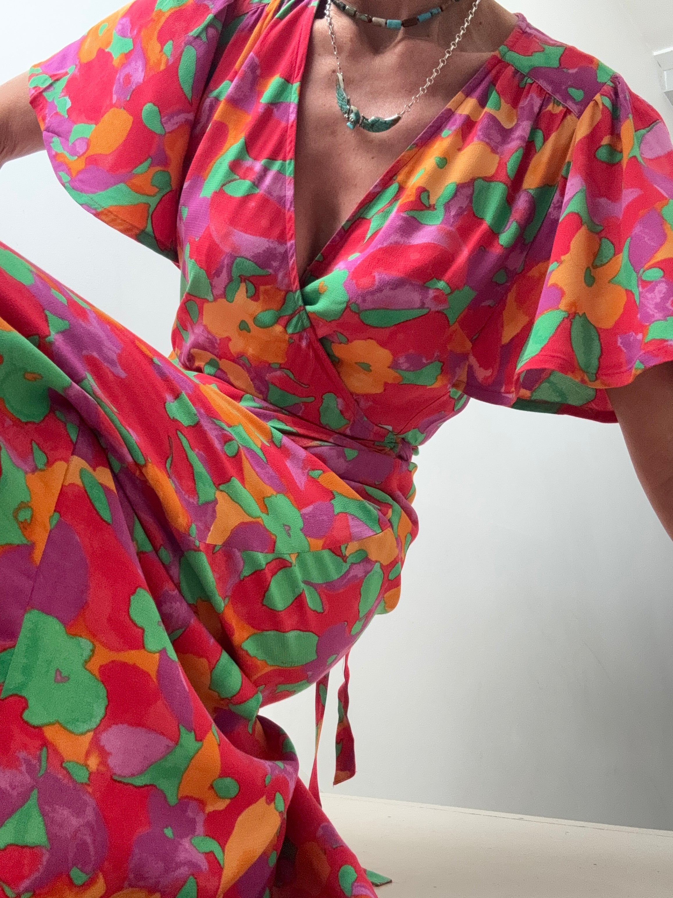 Archana Butterfly Wrap Dress | Dresses