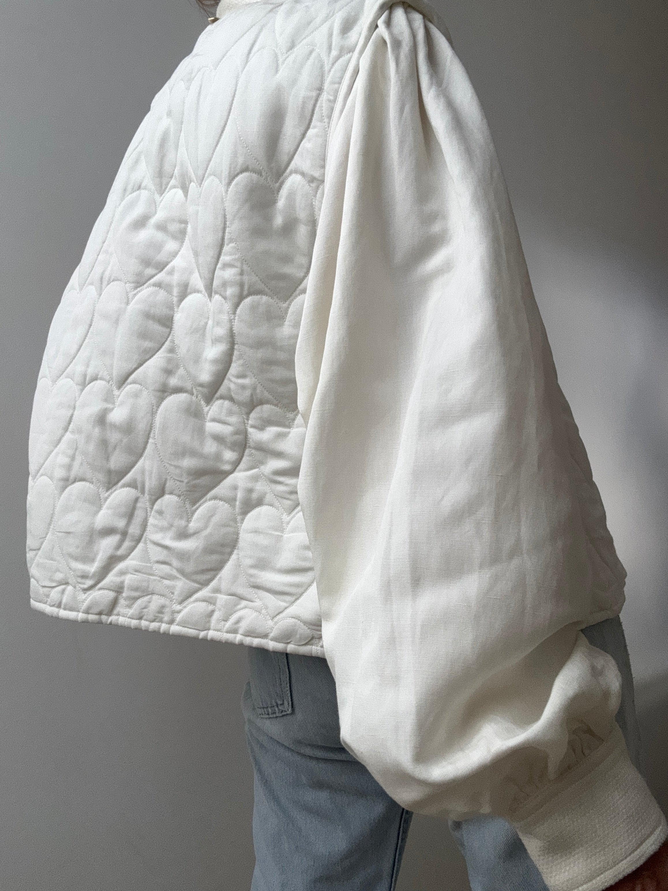 Fabienne Chapot Jackets Fabienne Chapot White Heart Jacket