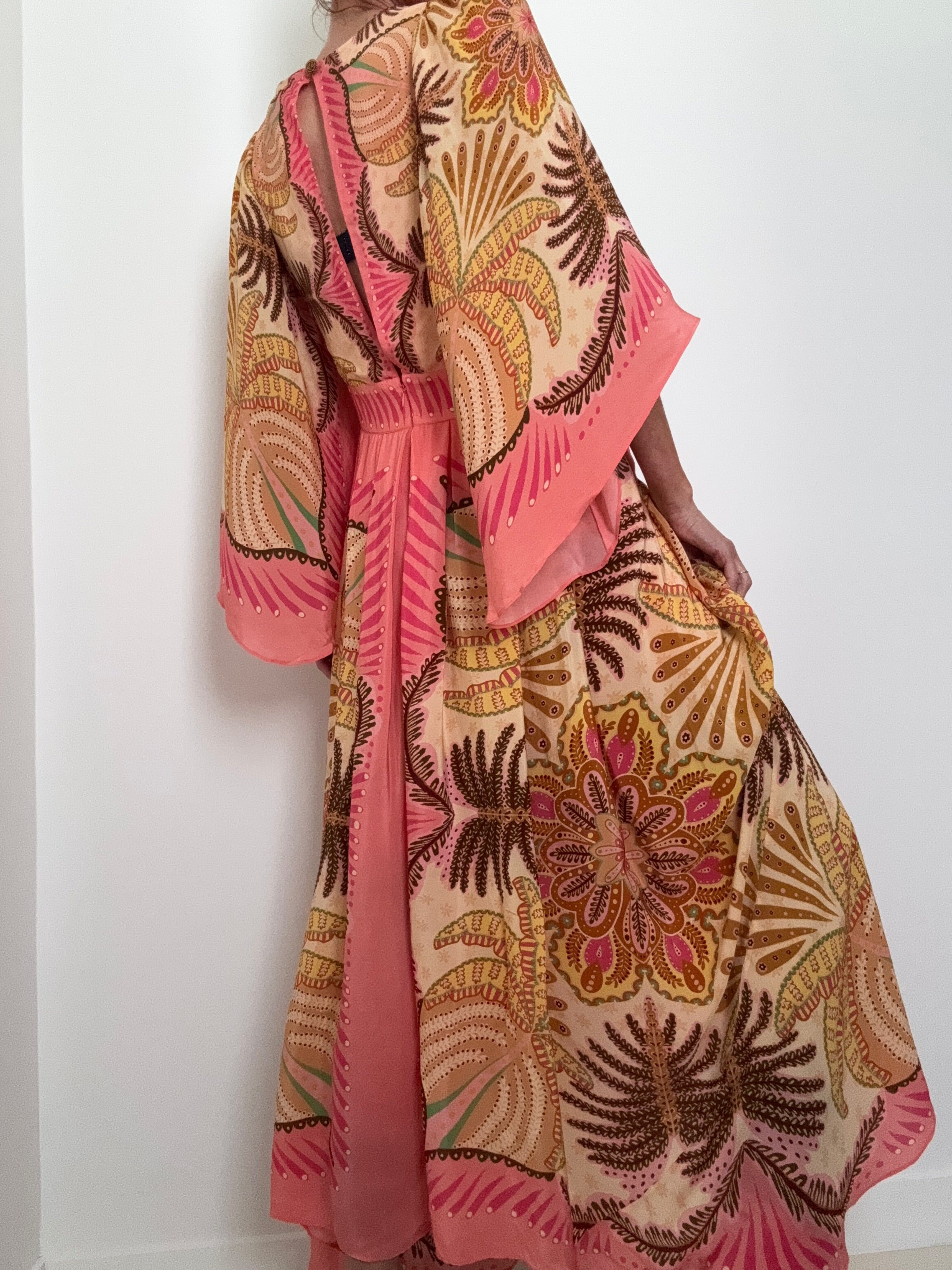 Farm Rio Floral Pleated Maxi Dress | Dresses