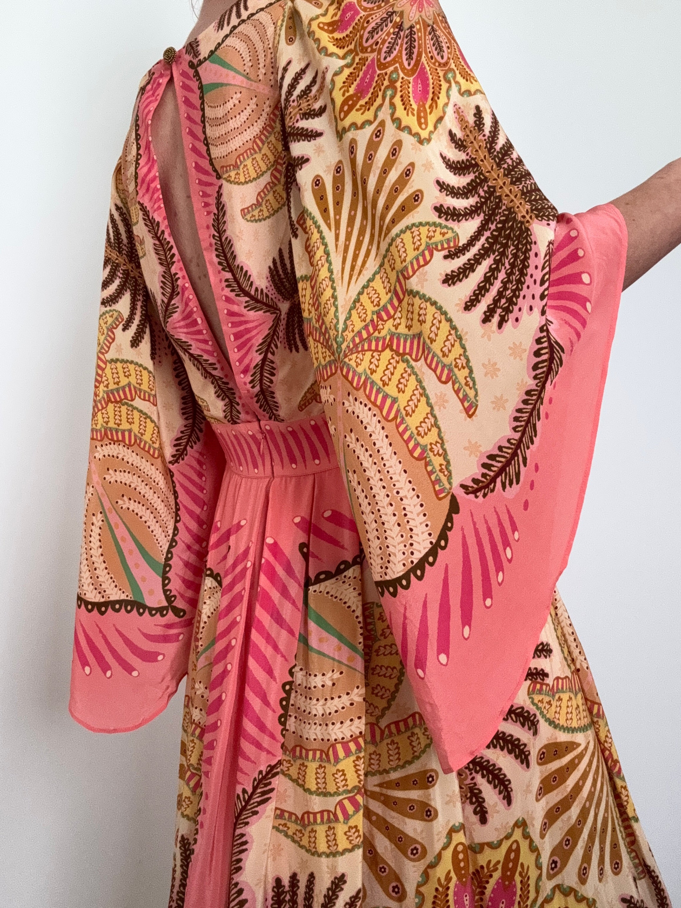 Farm Rio Floral Pleated Maxi Dress | Dresses
