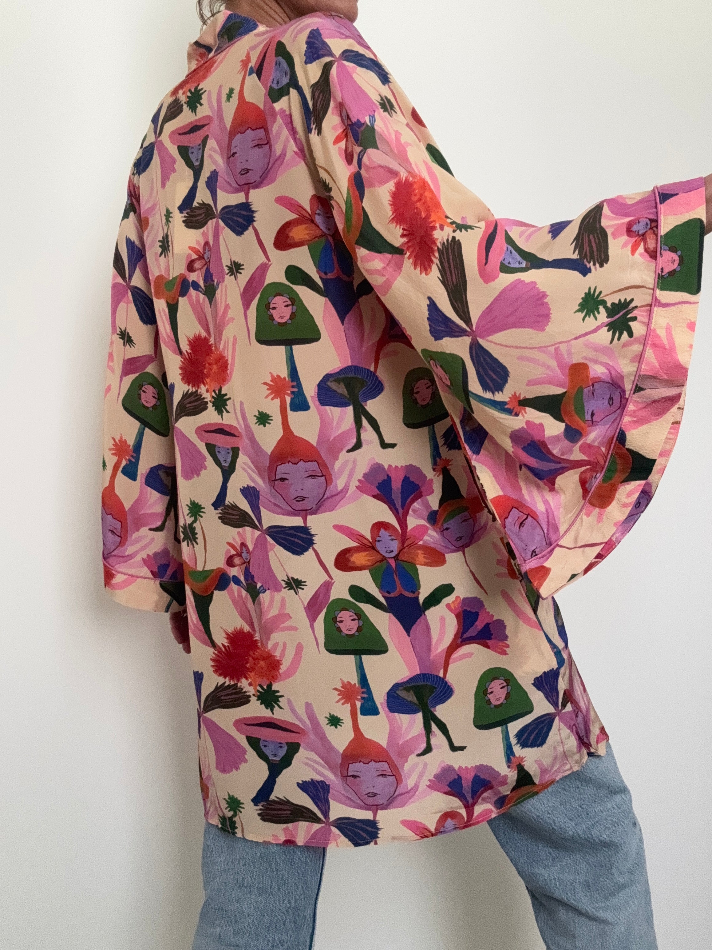 Farm Rio Floral Print Mini Dress Tunic | Dresses