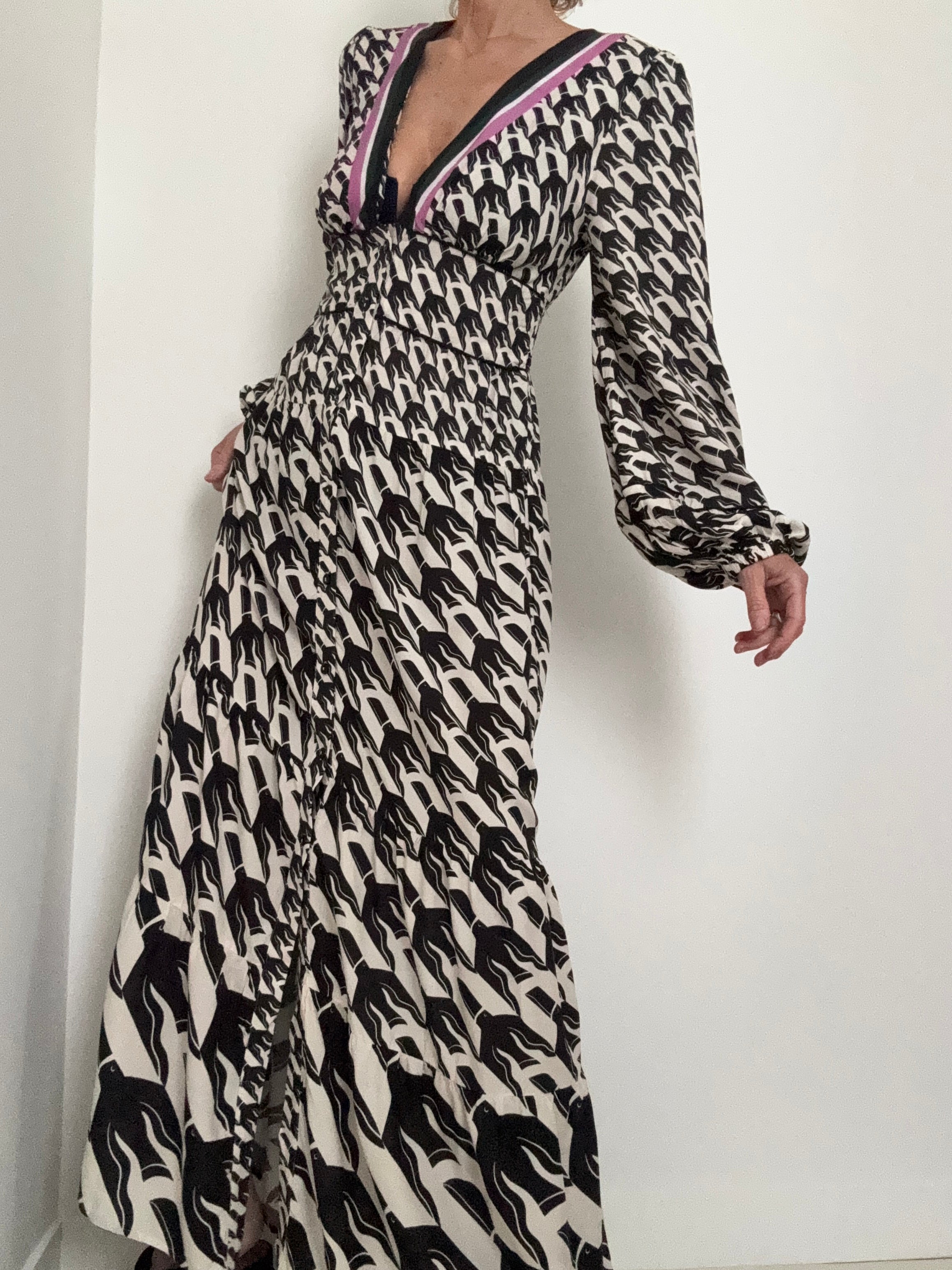 Farm Rio Flying Birds Maxi Dress | Dresses
