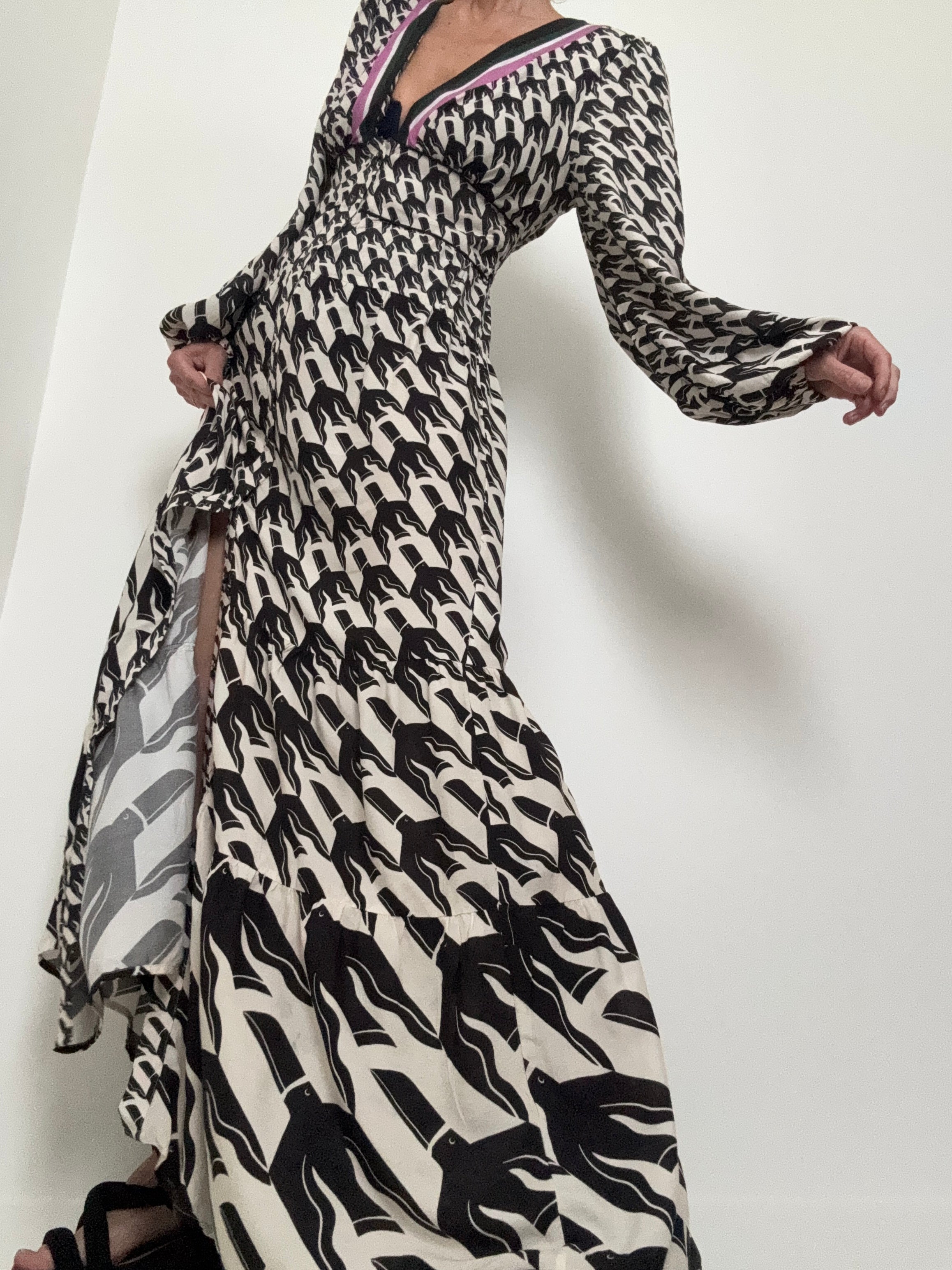 Farm Rio Flying Birds Maxi Dress | Dresses
