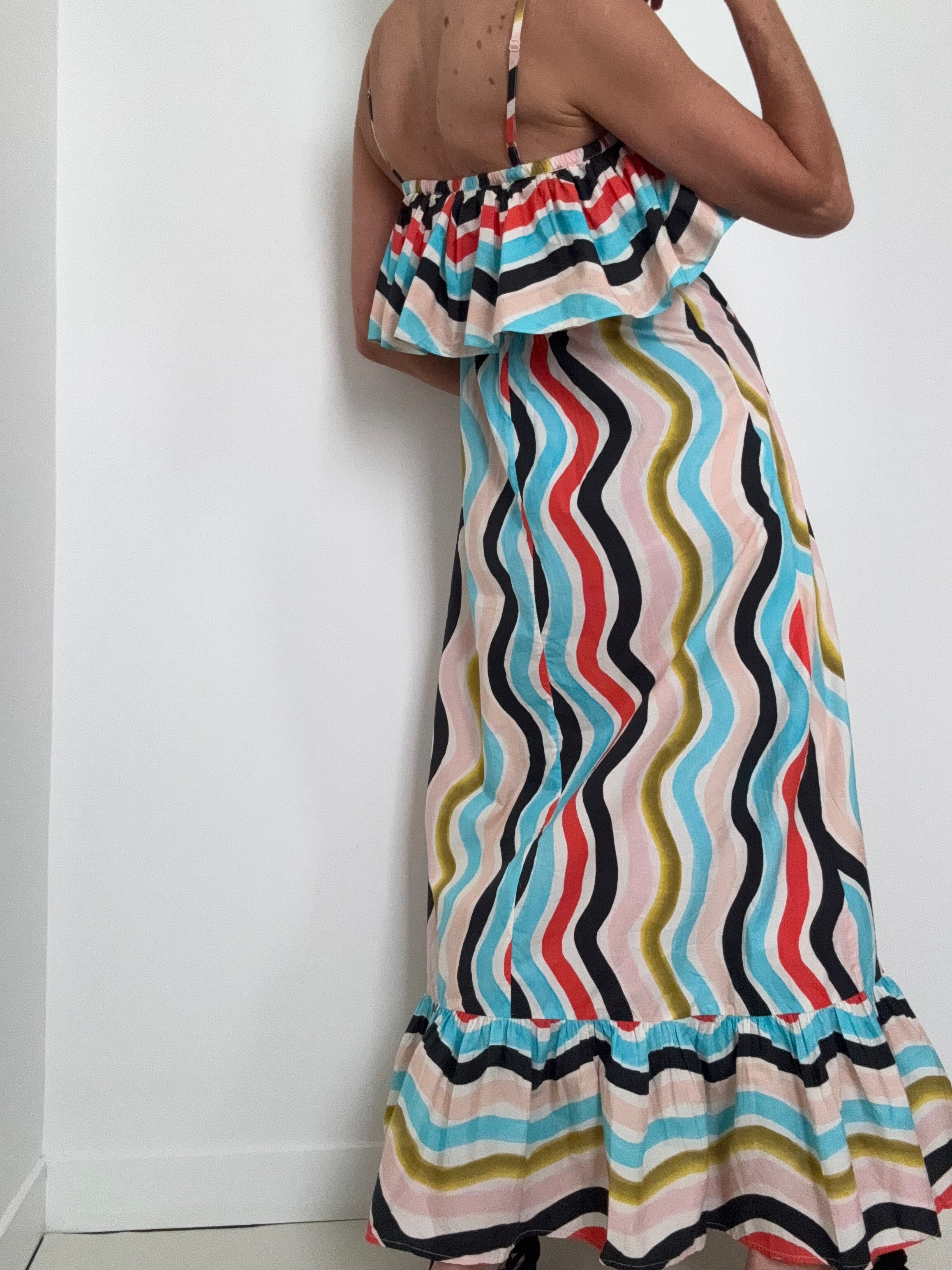 Farm Rio Dresses Farm Rio Ruffle Maxi Dress