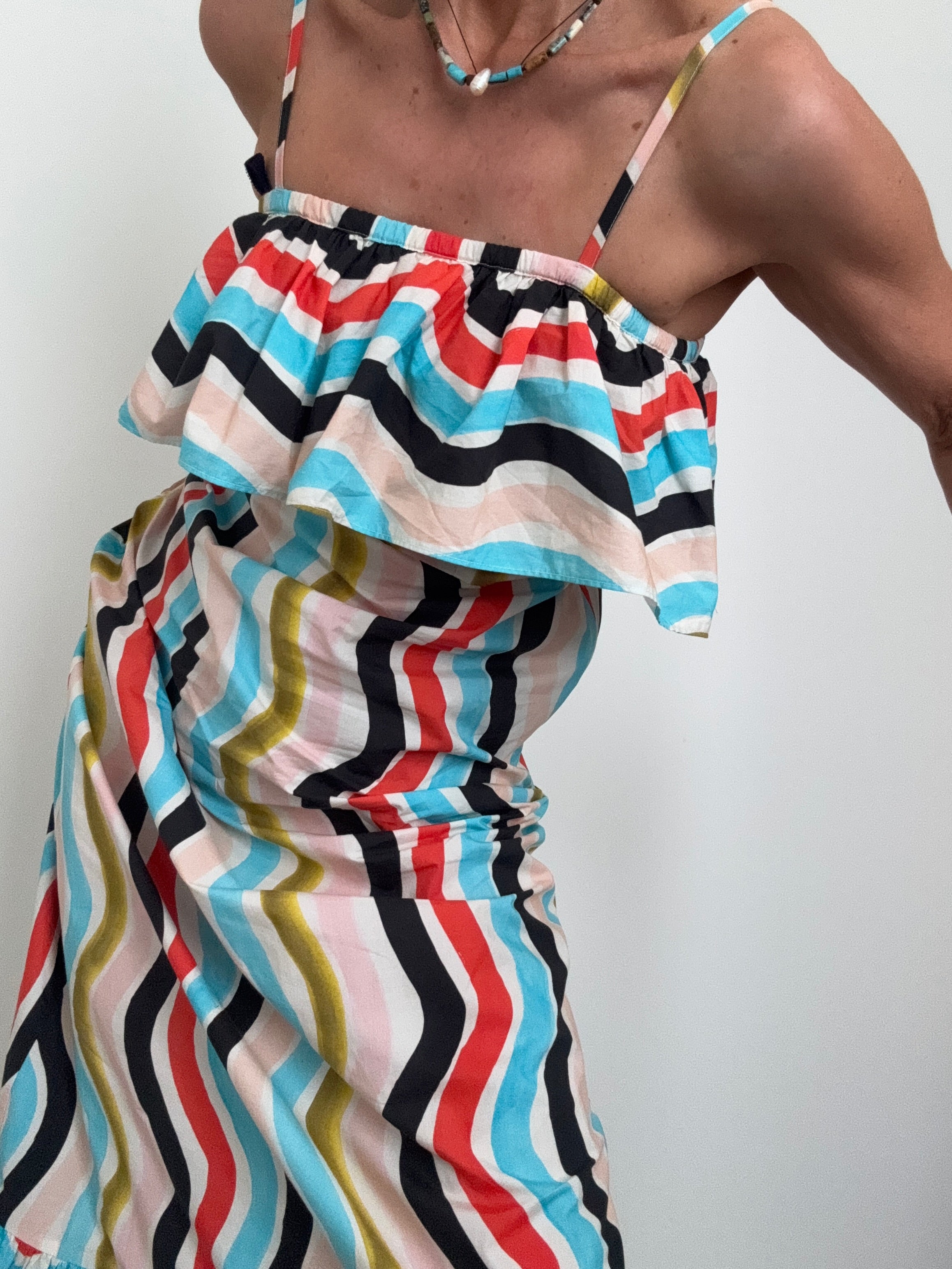 Farm Rio Dresses Farm Rio Ruffle Maxi Dress