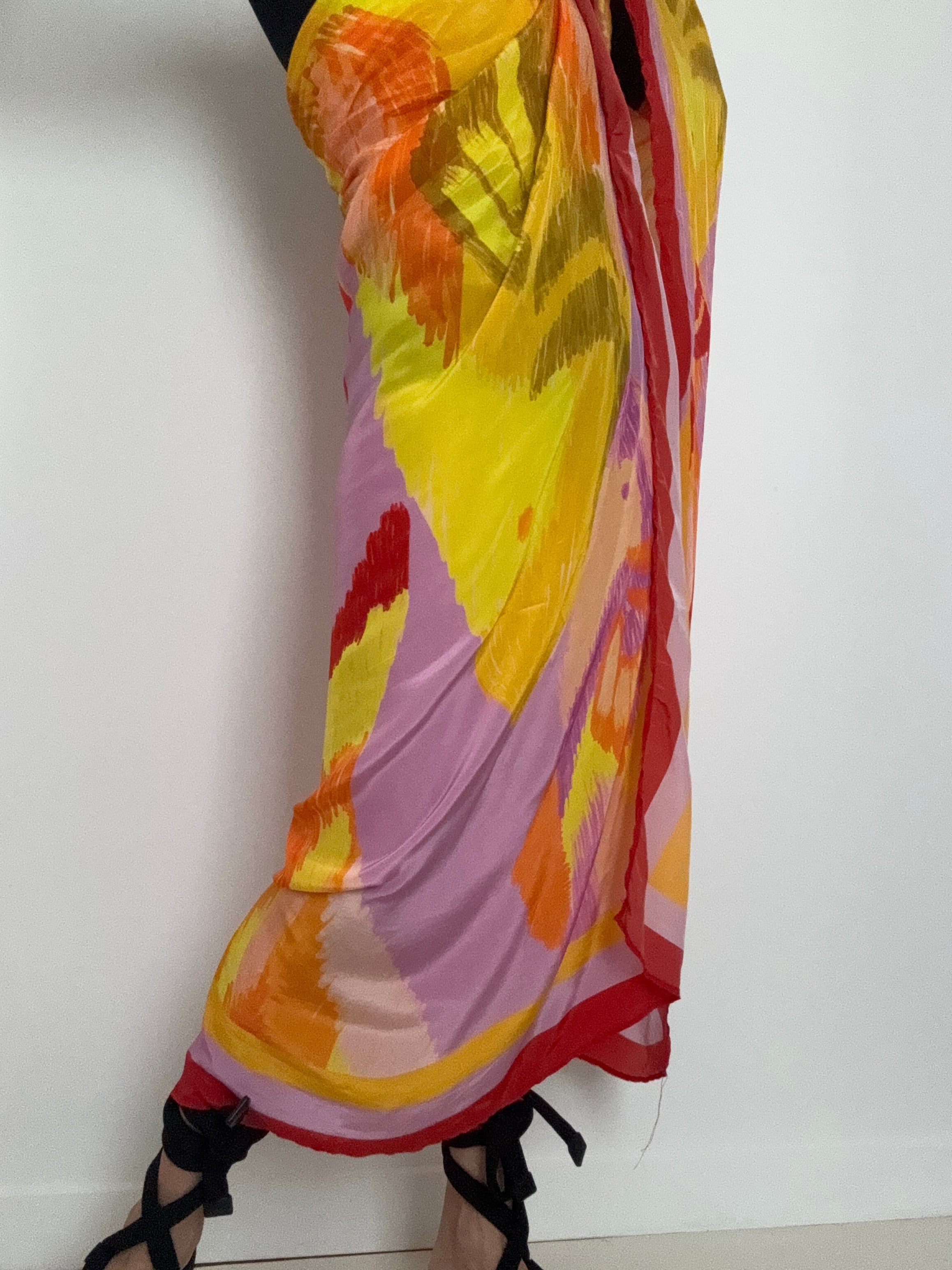 Farm Rio Skirts One Size Farm Rio Painted Fishes Sarong