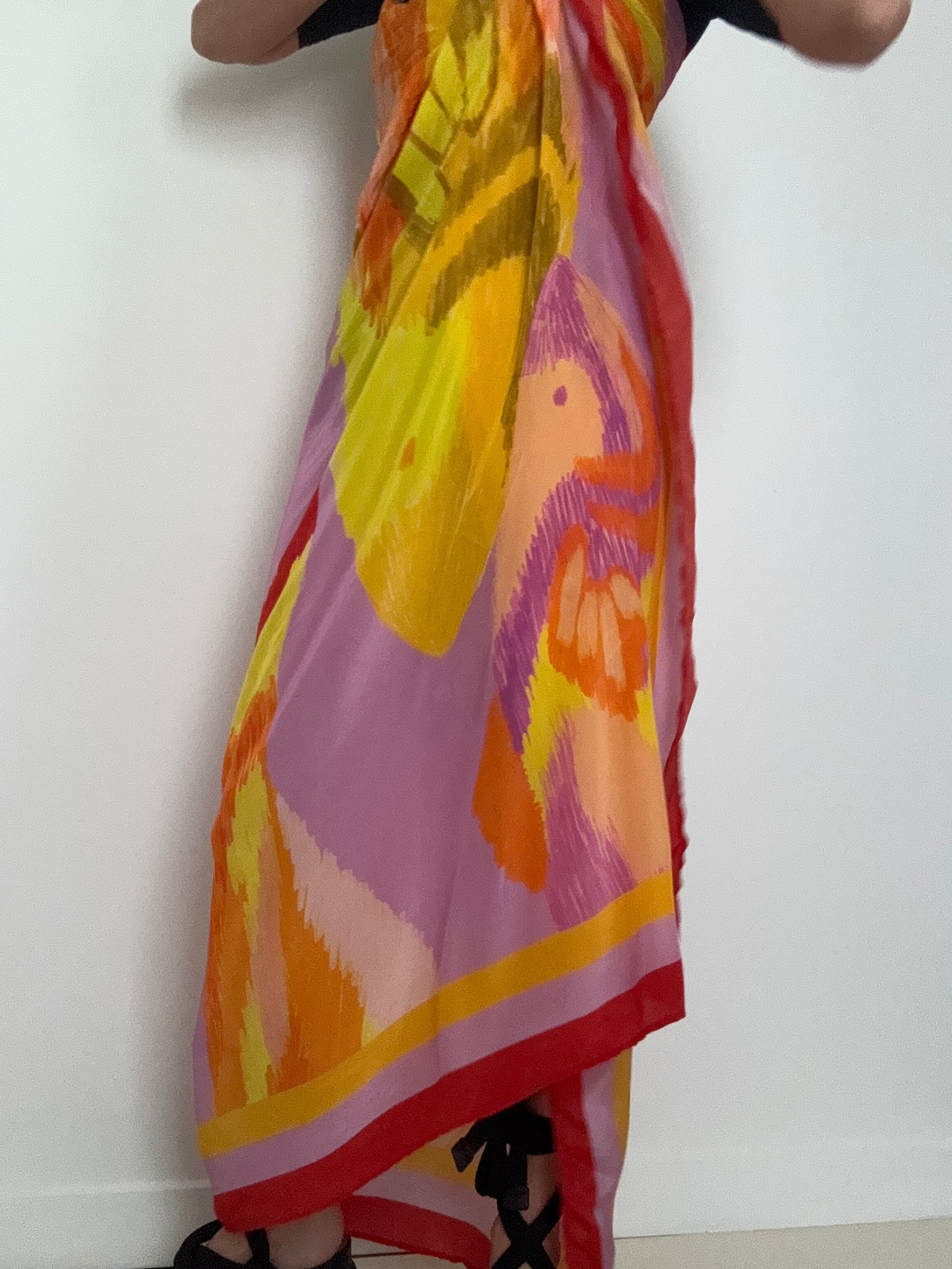 Farm Rio Skirts One Size Farm Rio Painted Fishes Sarong