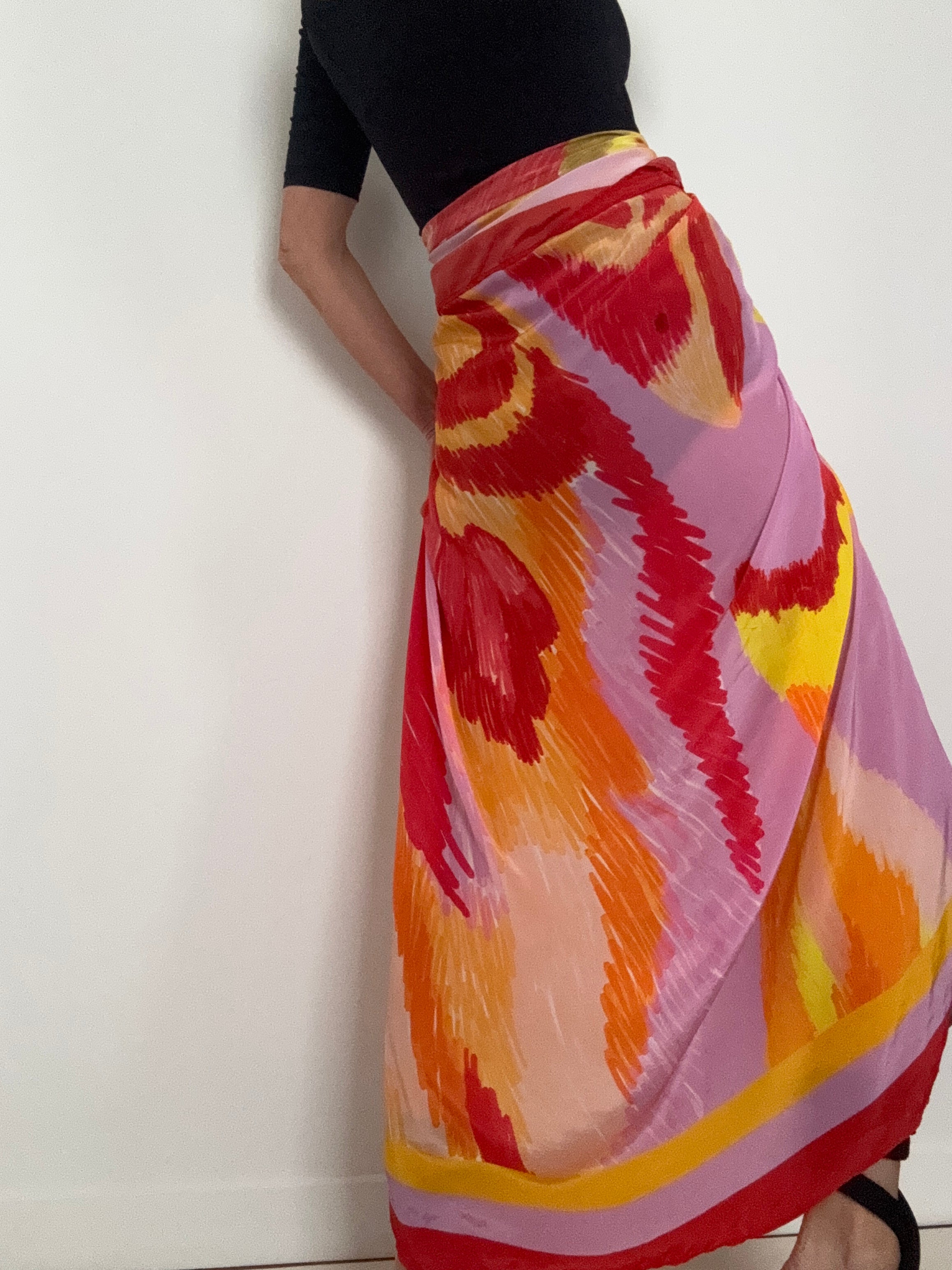 Farm Rio Skirts One Size Farm Rio Painted Fishes Sarong