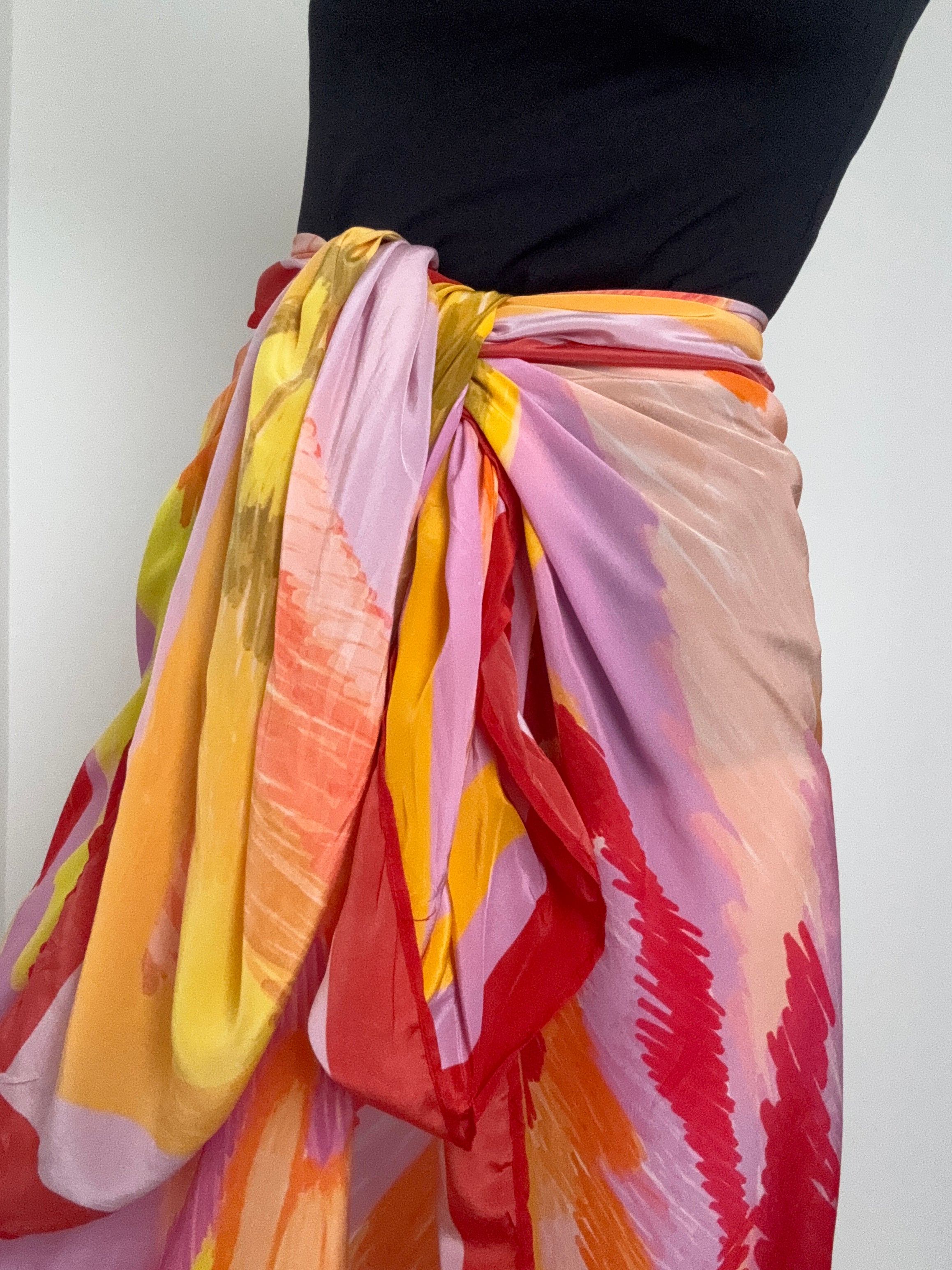 Farm Rio Skirts One Size Farm Rio Painted Fishes Sarong