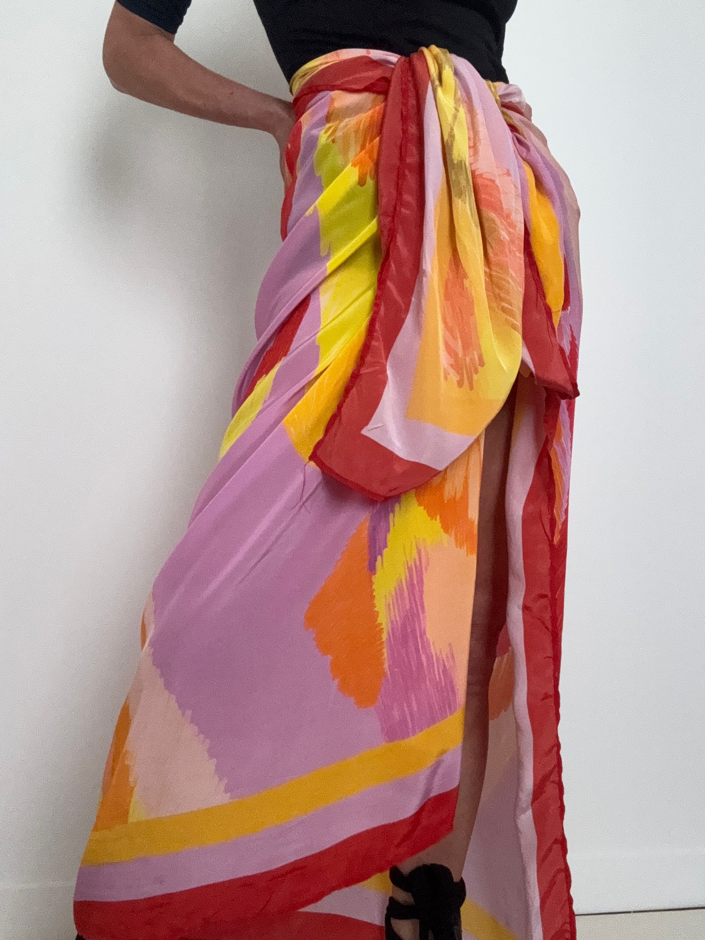 Farm Rio Skirts One Size Farm Rio Painted Fishes Sarong