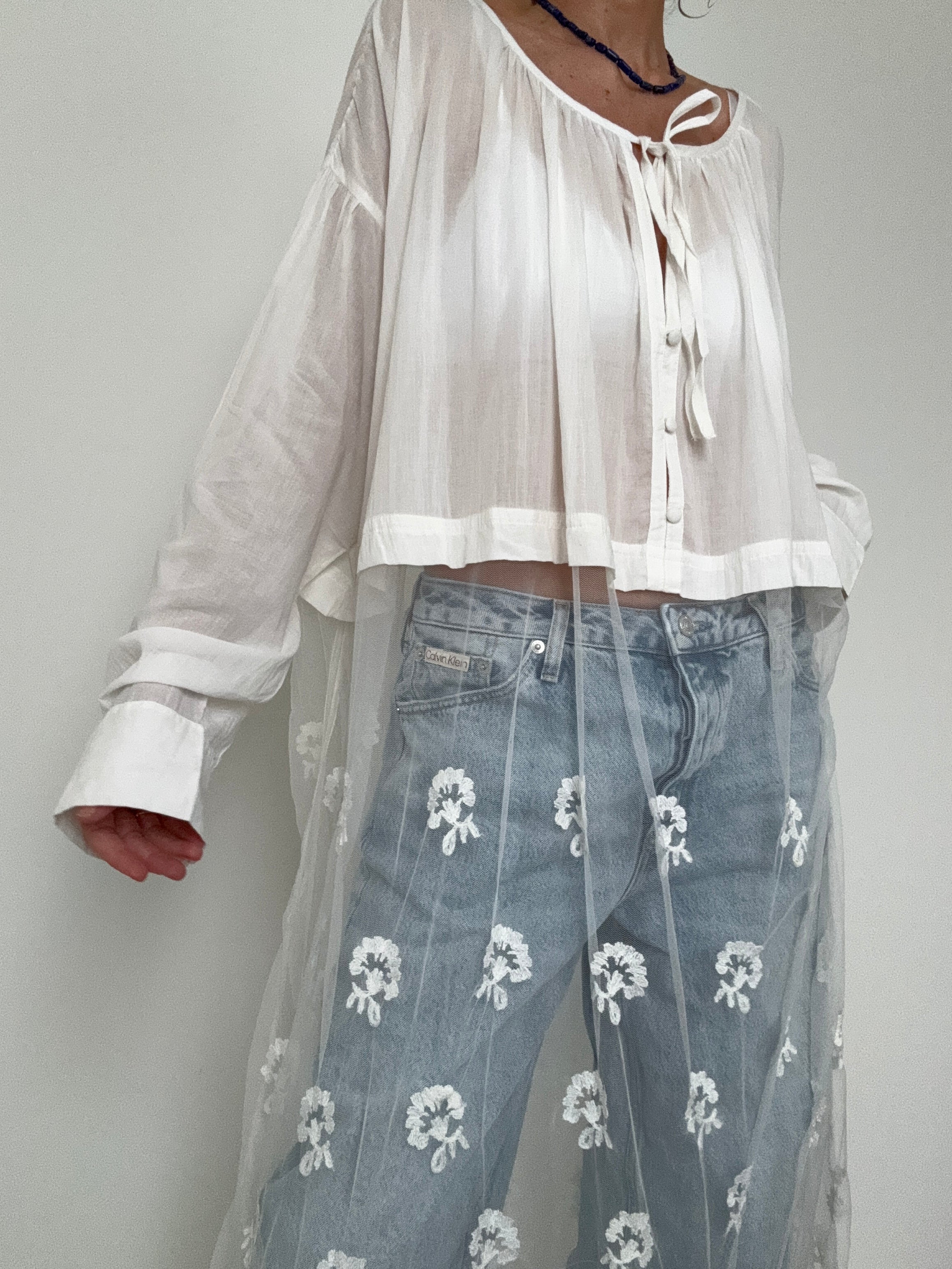 Free People Dresses Cotton & Lace Tunic