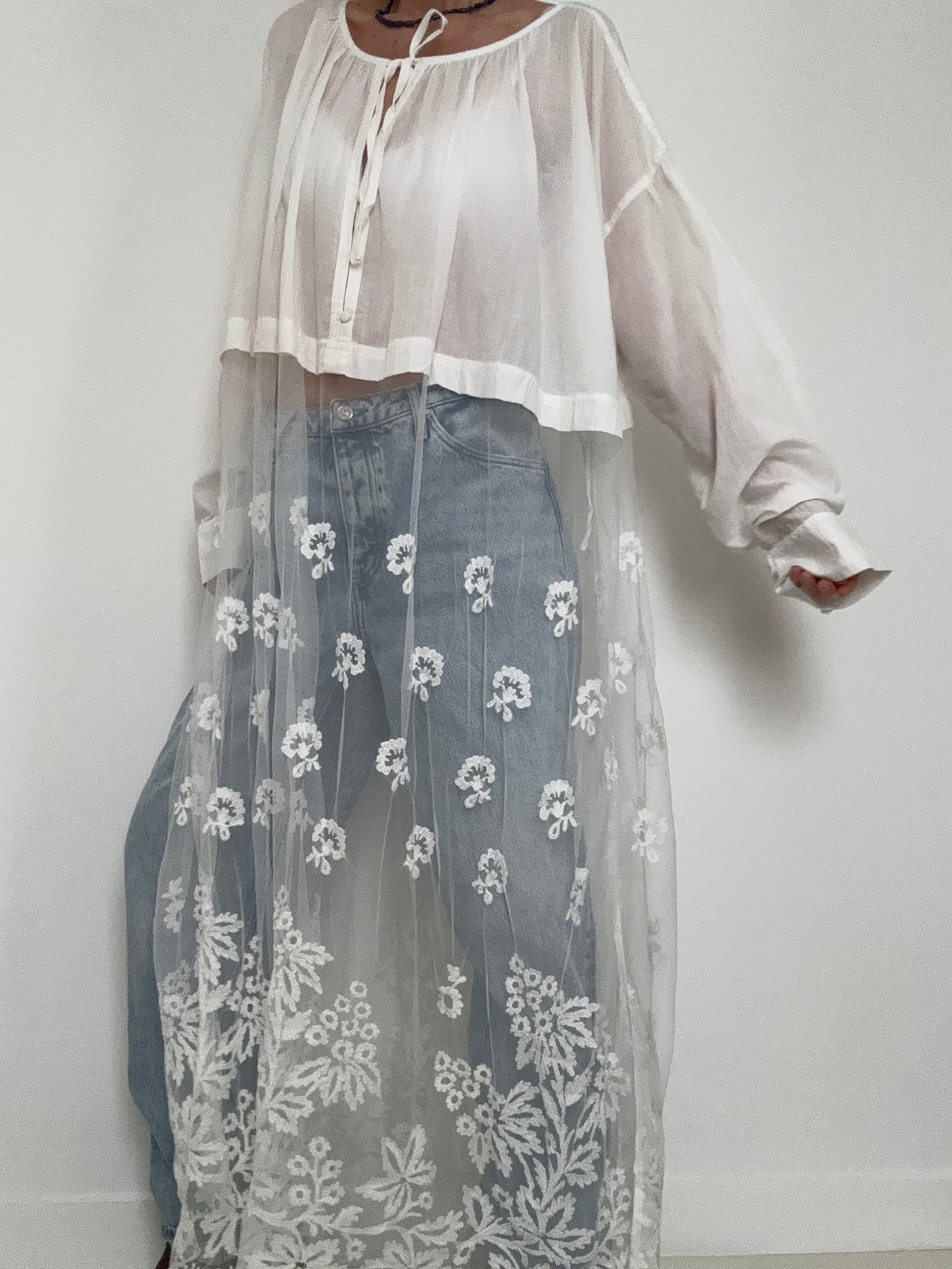 Free People Dresses Cotton & Lace Tunic
