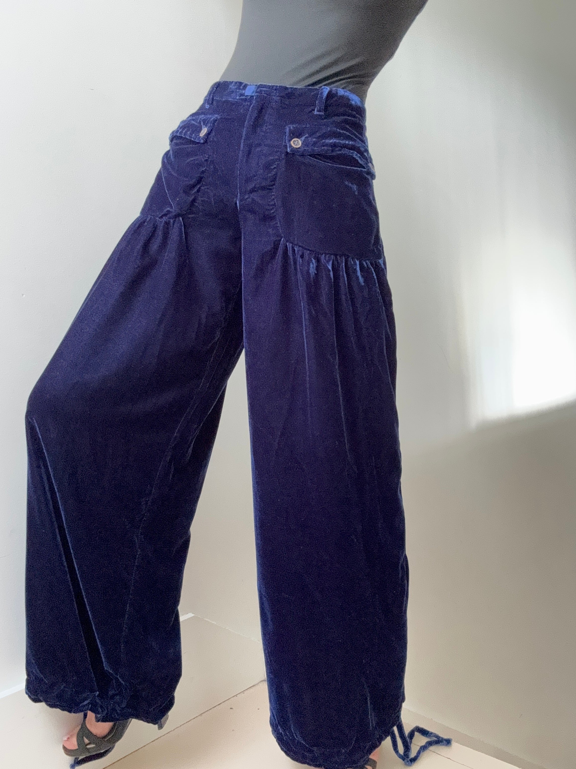 Free People Lotus Velvet Pants Midnight | Pants