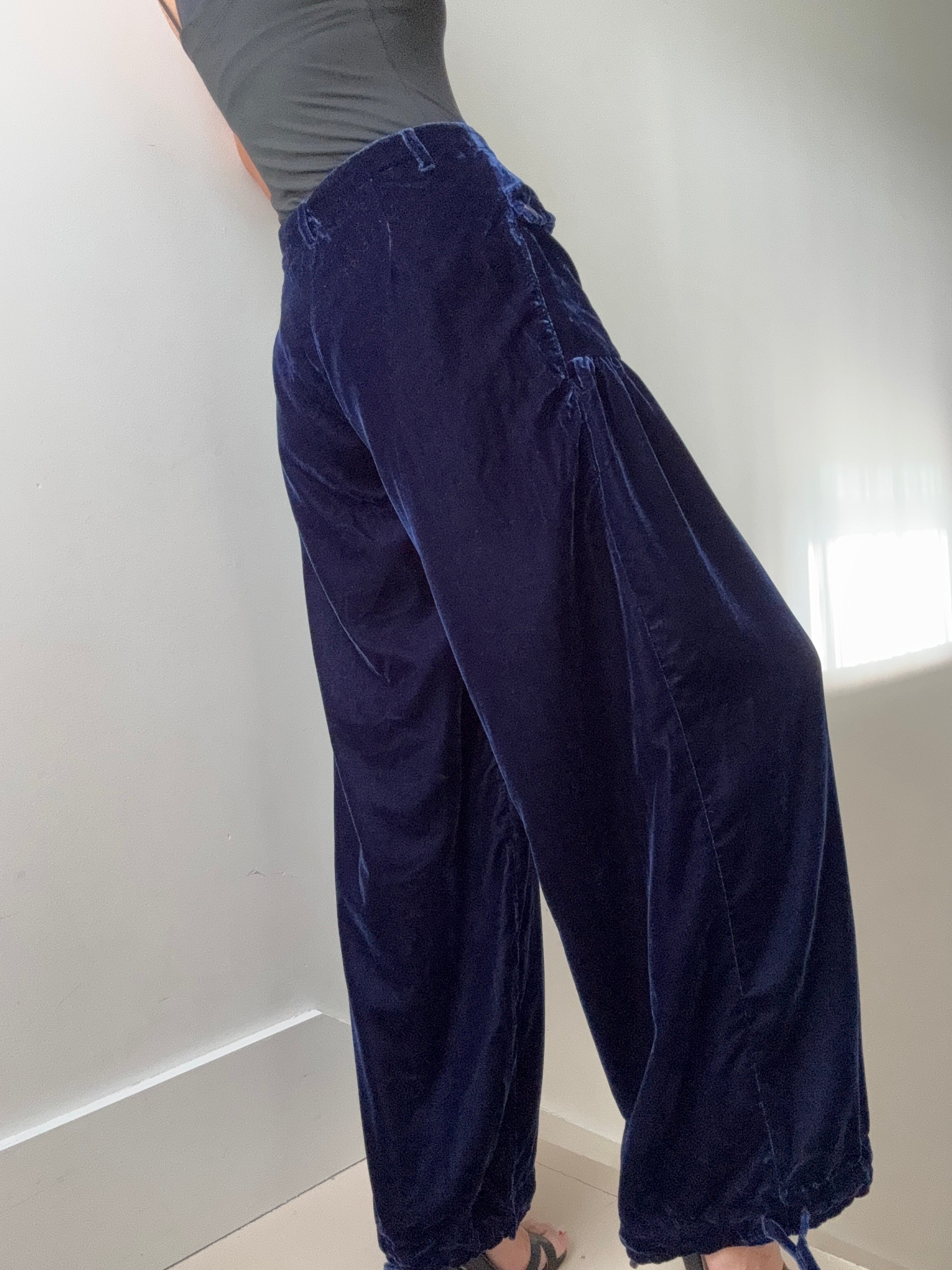 Free People Lotus Velvet Pants Midnight | Pants