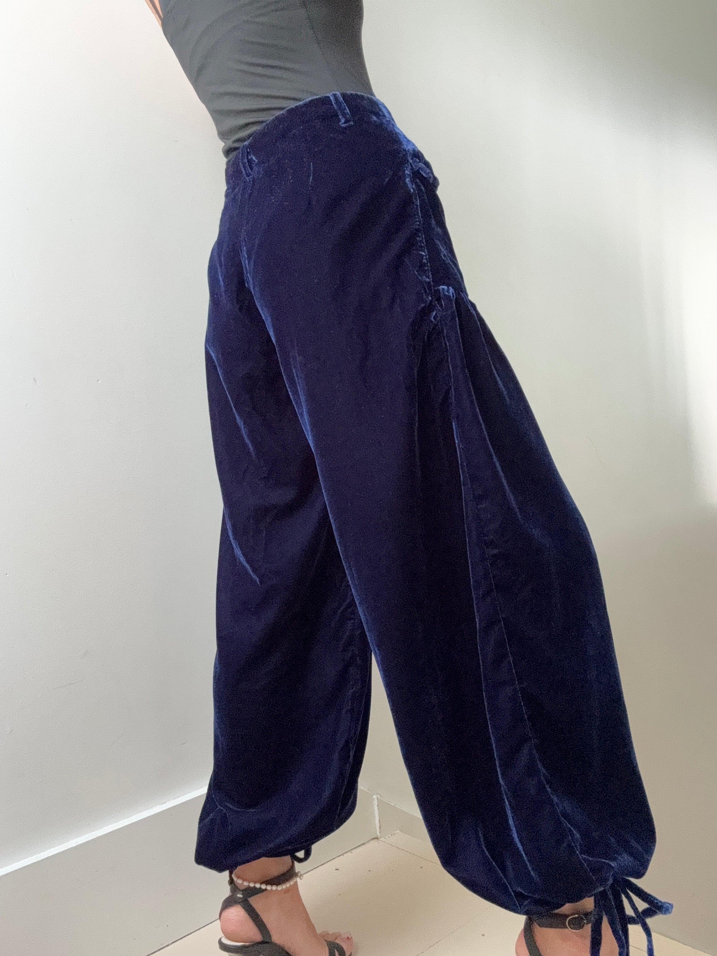 Free People Lotus Velvet Pants Midnight | Pants