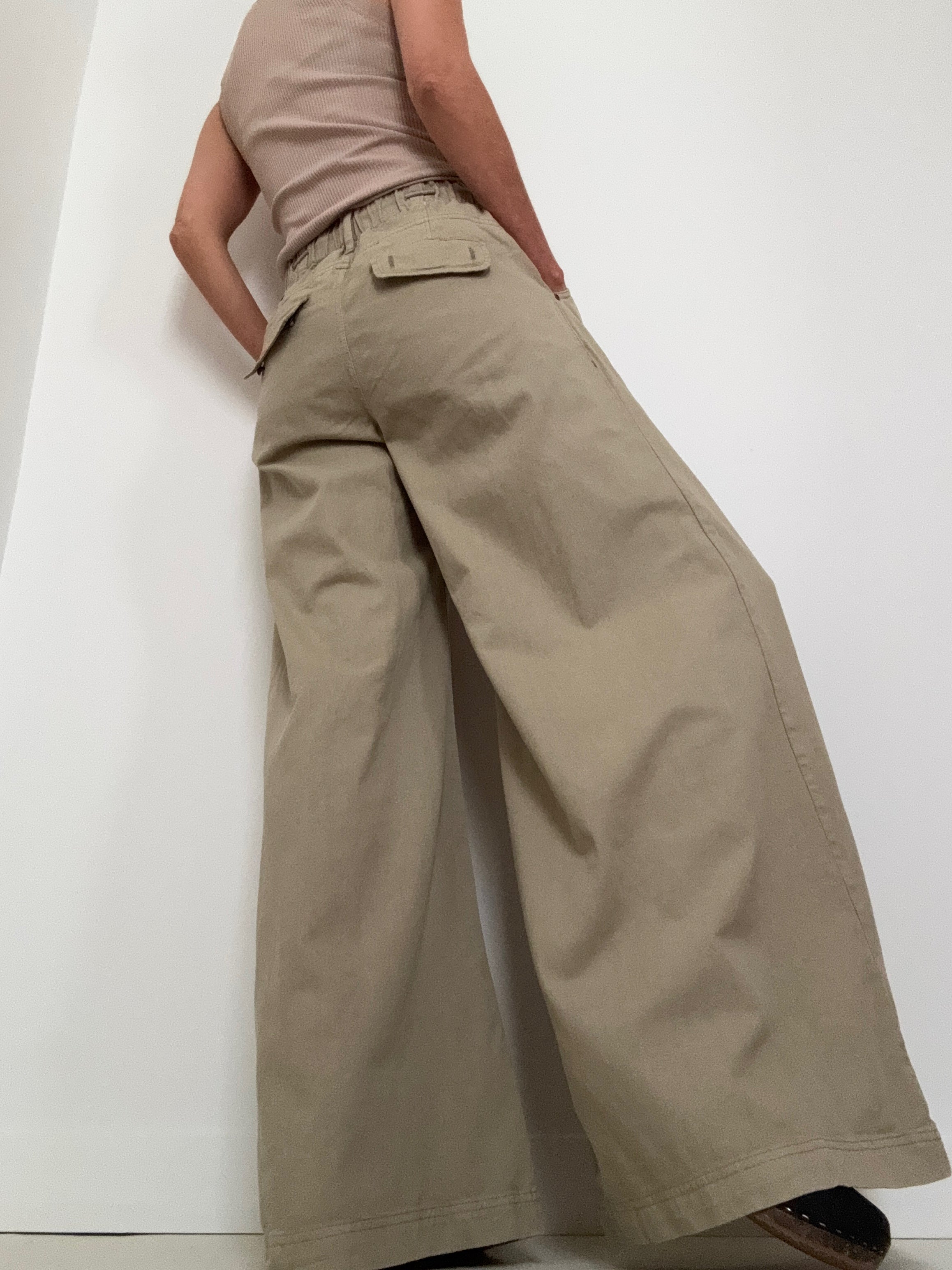 Free People Pants Julien Wide Leg Chino Pants
