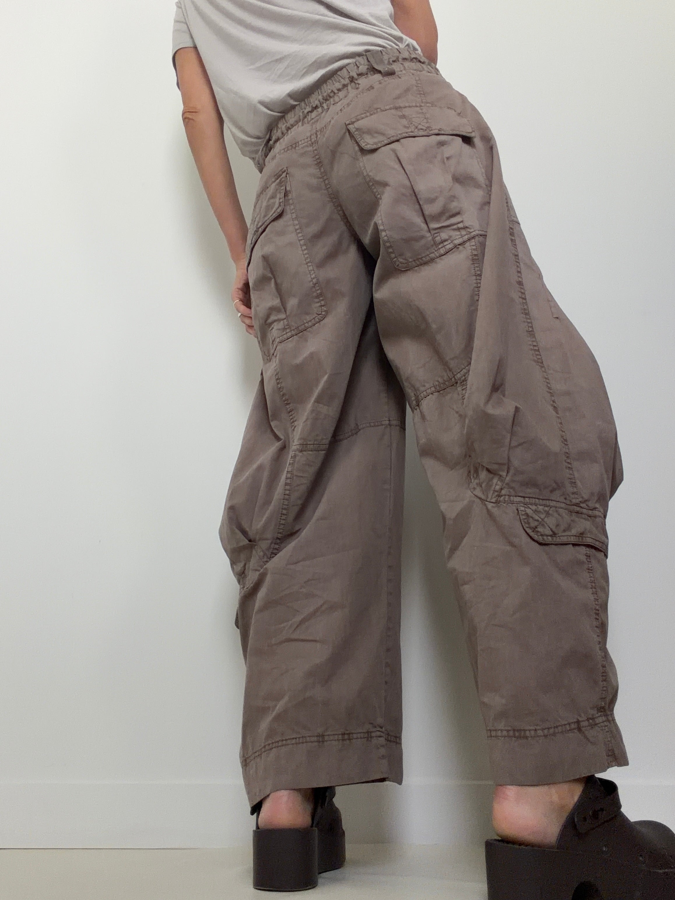 Free People Pants Onset Parachute Pant Dusted Cocoa