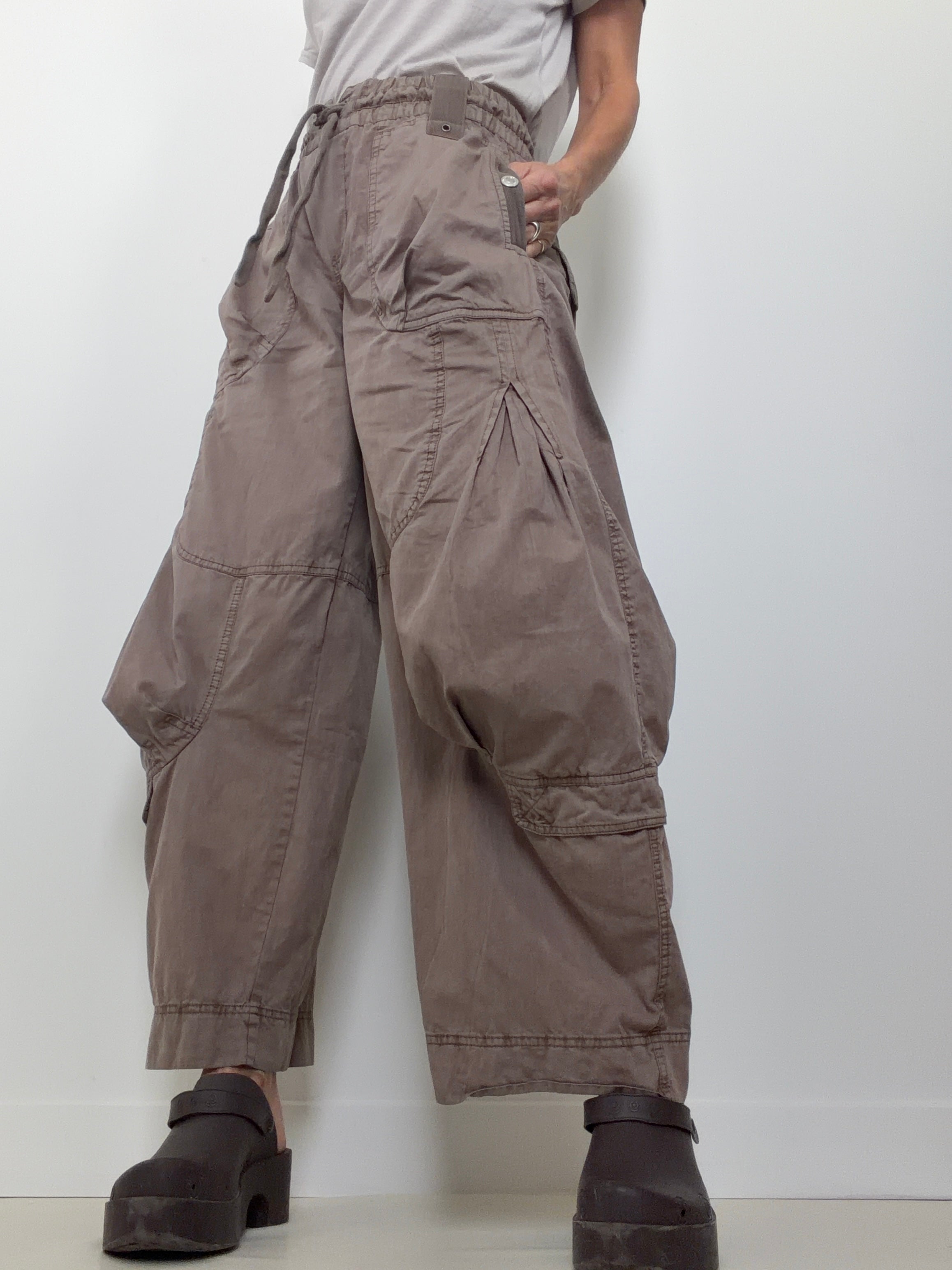 Free People Pants Onset Parachute Pant Dusted Cocoa