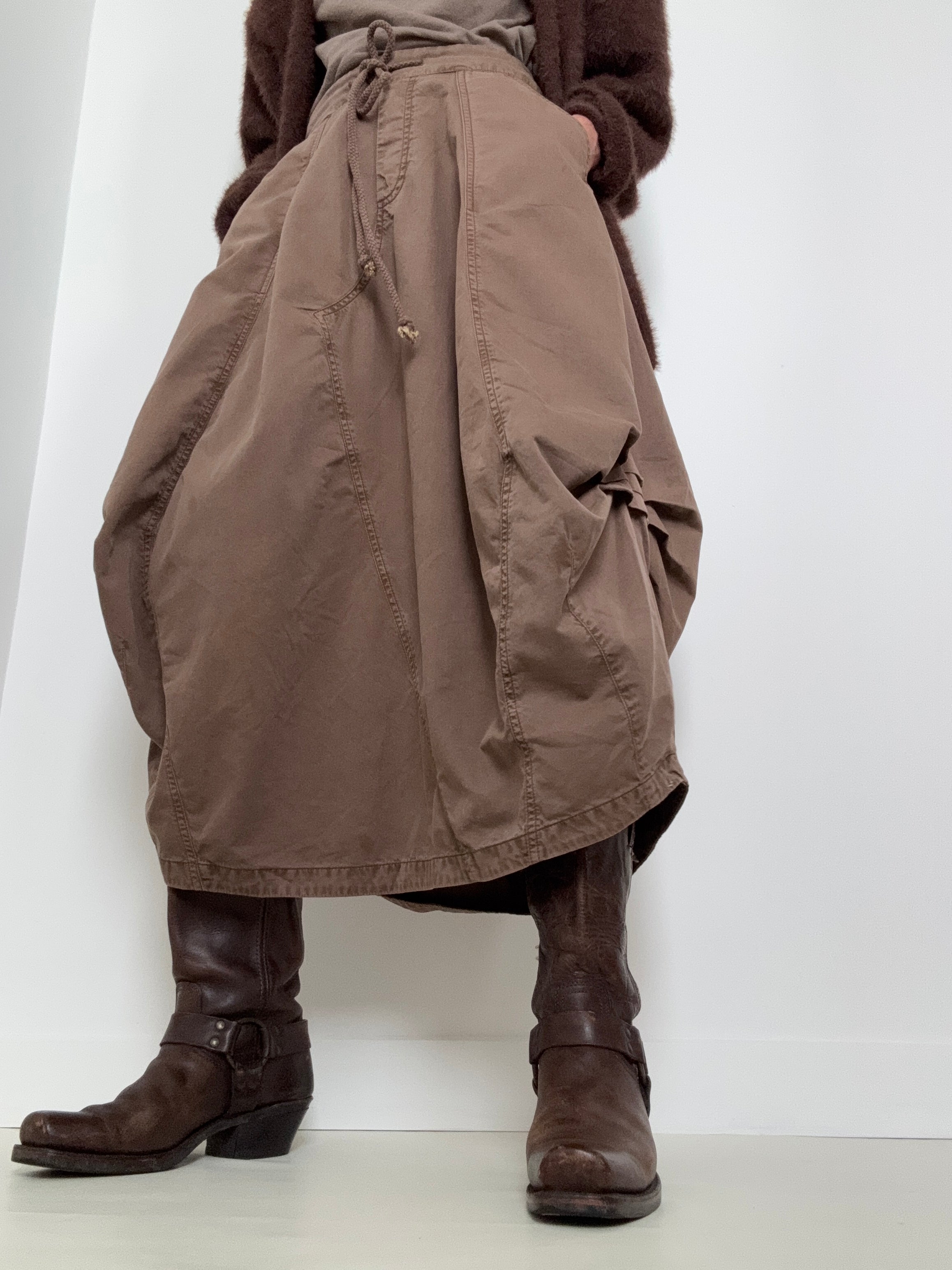 Willow Poplin Maxi Skirt Chocolate | Skirts