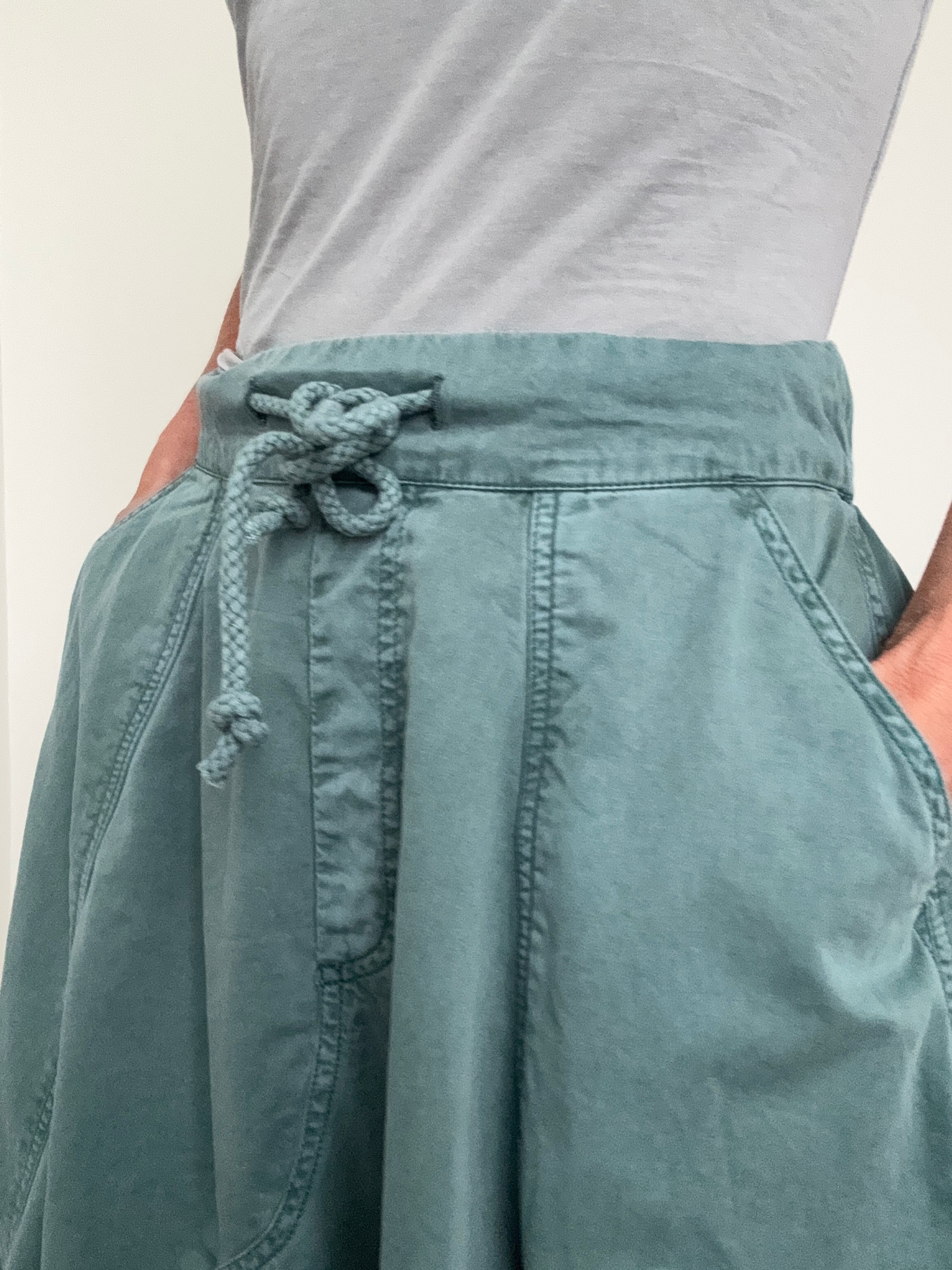 Willow Poplin Maxi Skirt Green | Skirts