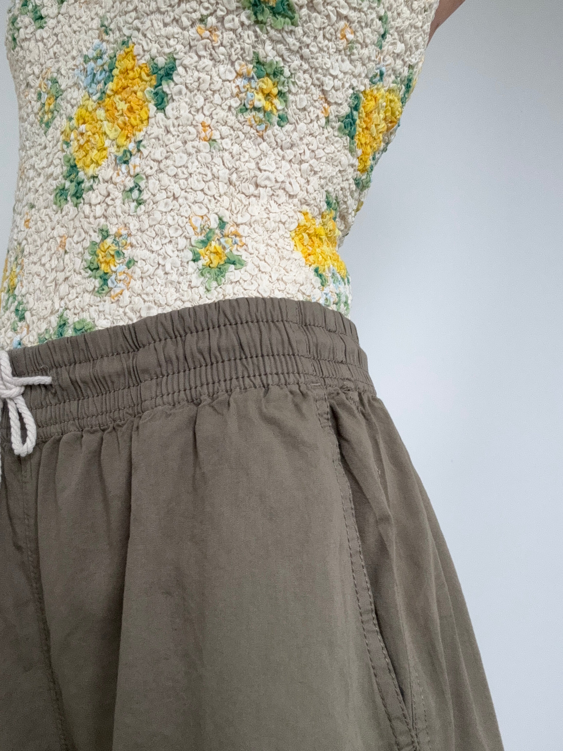 Free People Tops Seaside Rose Bodysuit Yellow