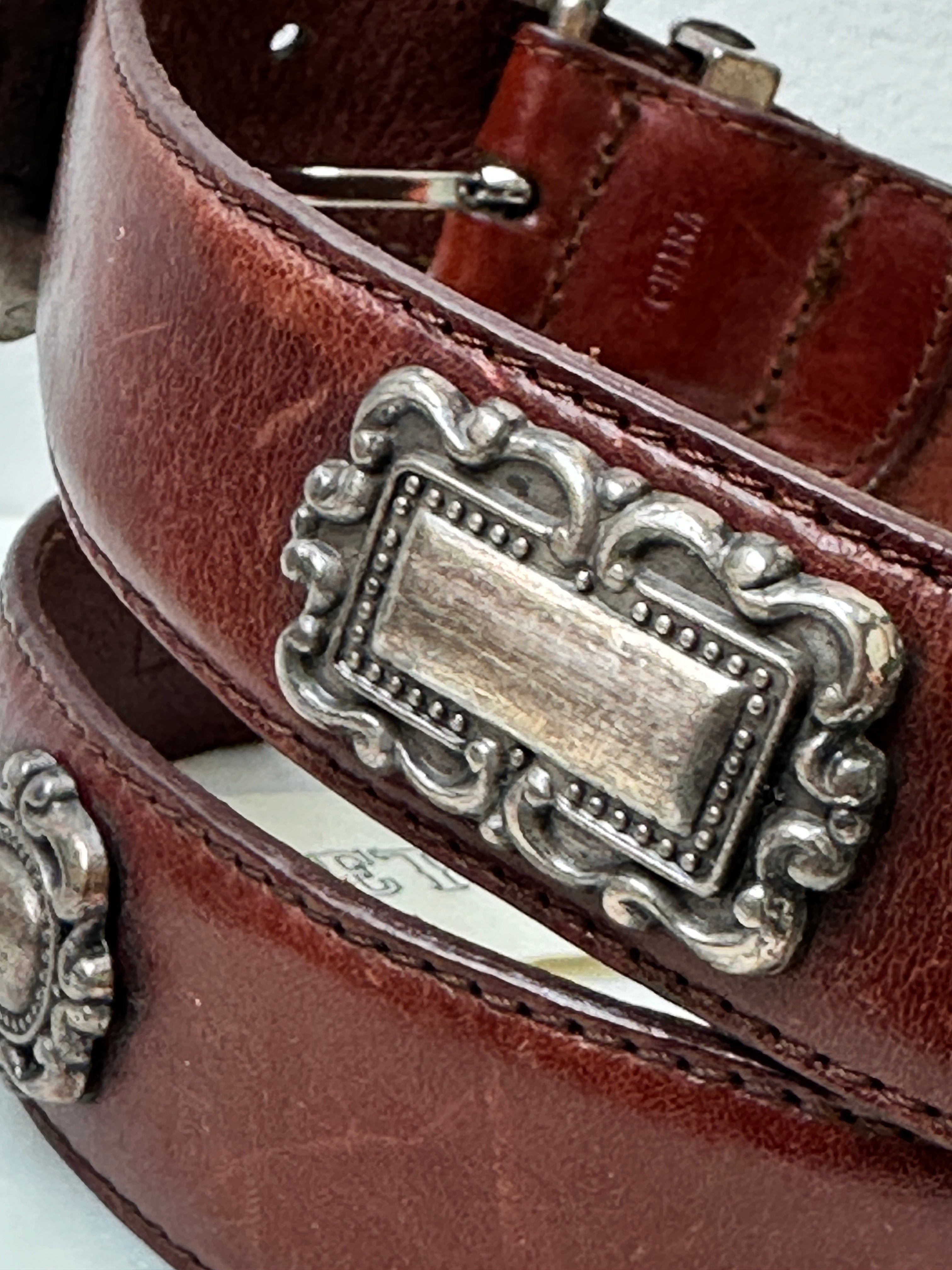 Future Nomads Belts 100cm Brown and Silver Belt 7