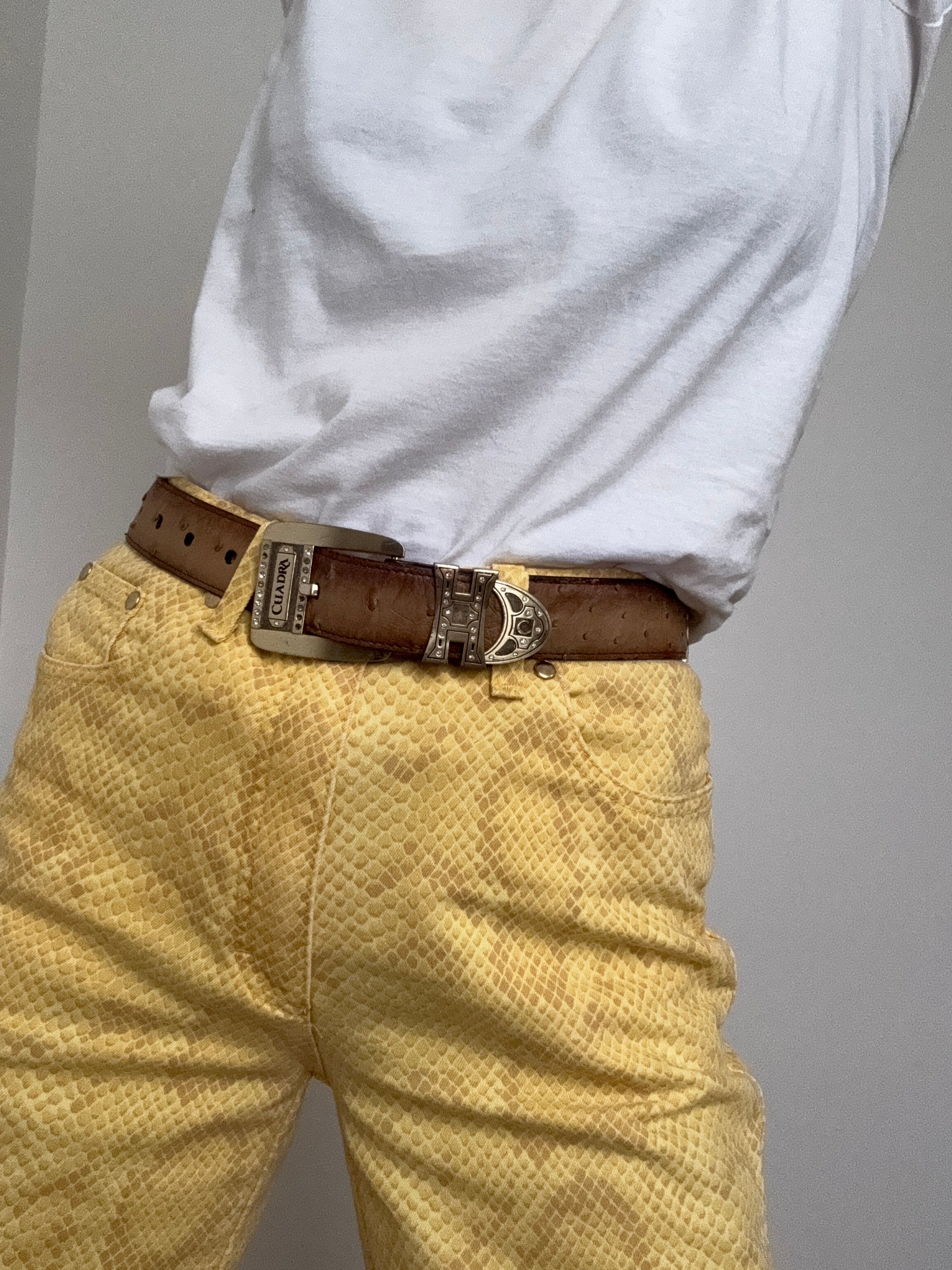 Ostrich Belt Made In Mexico | Belts