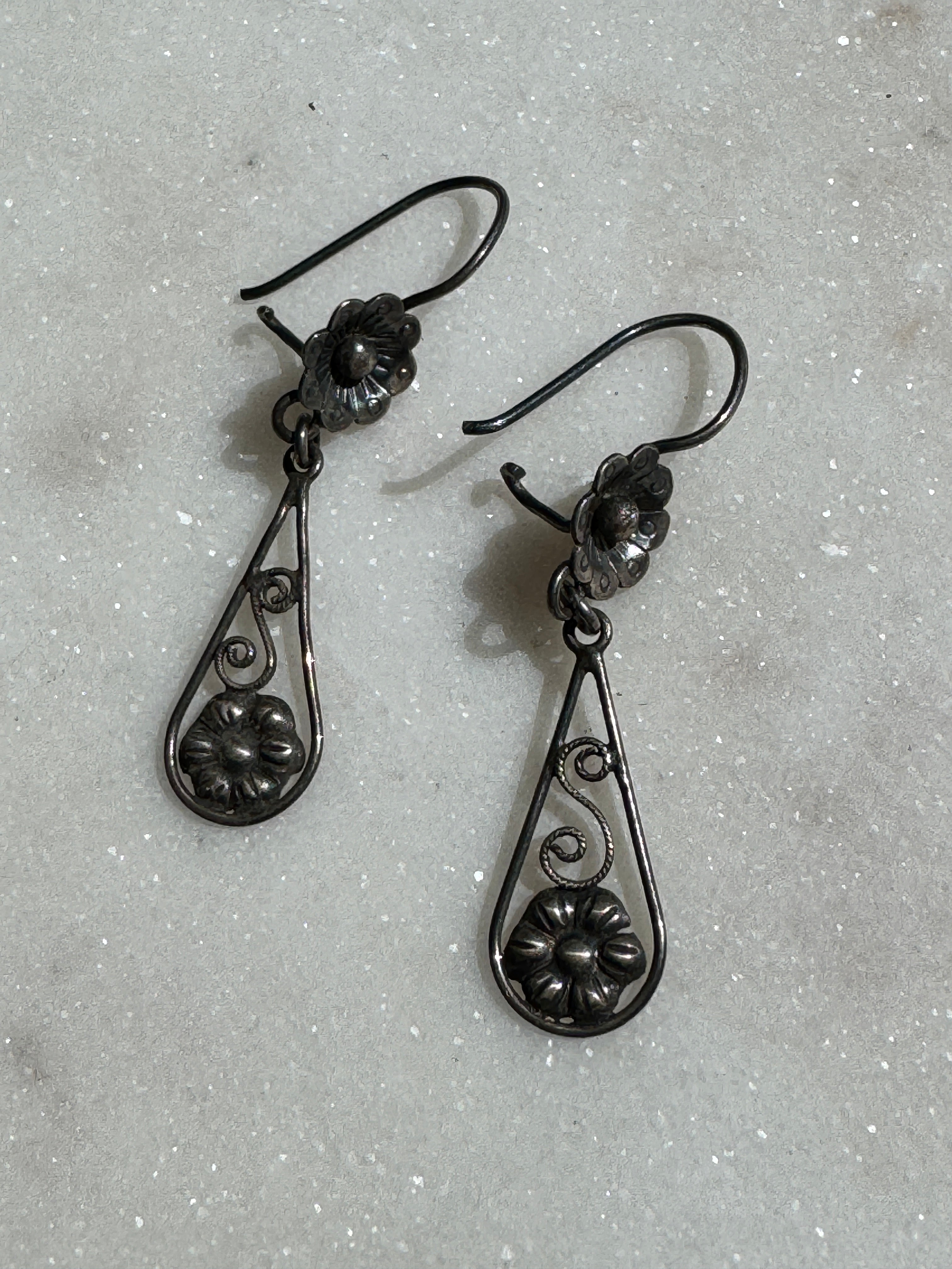 Delicate Mexican Flower Earrings | Earrings