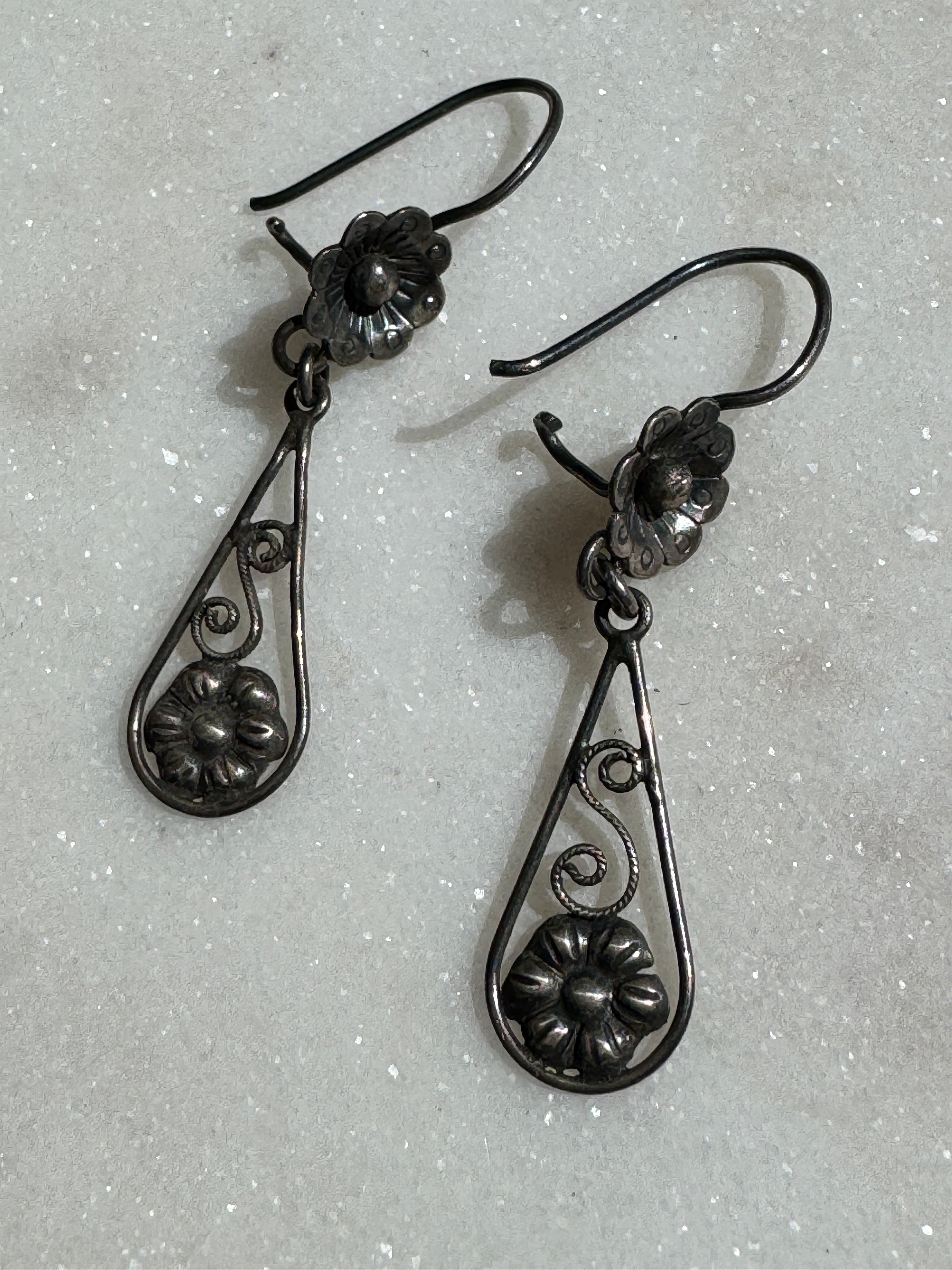 Delicate Mexican Flower Earrings | Earrings